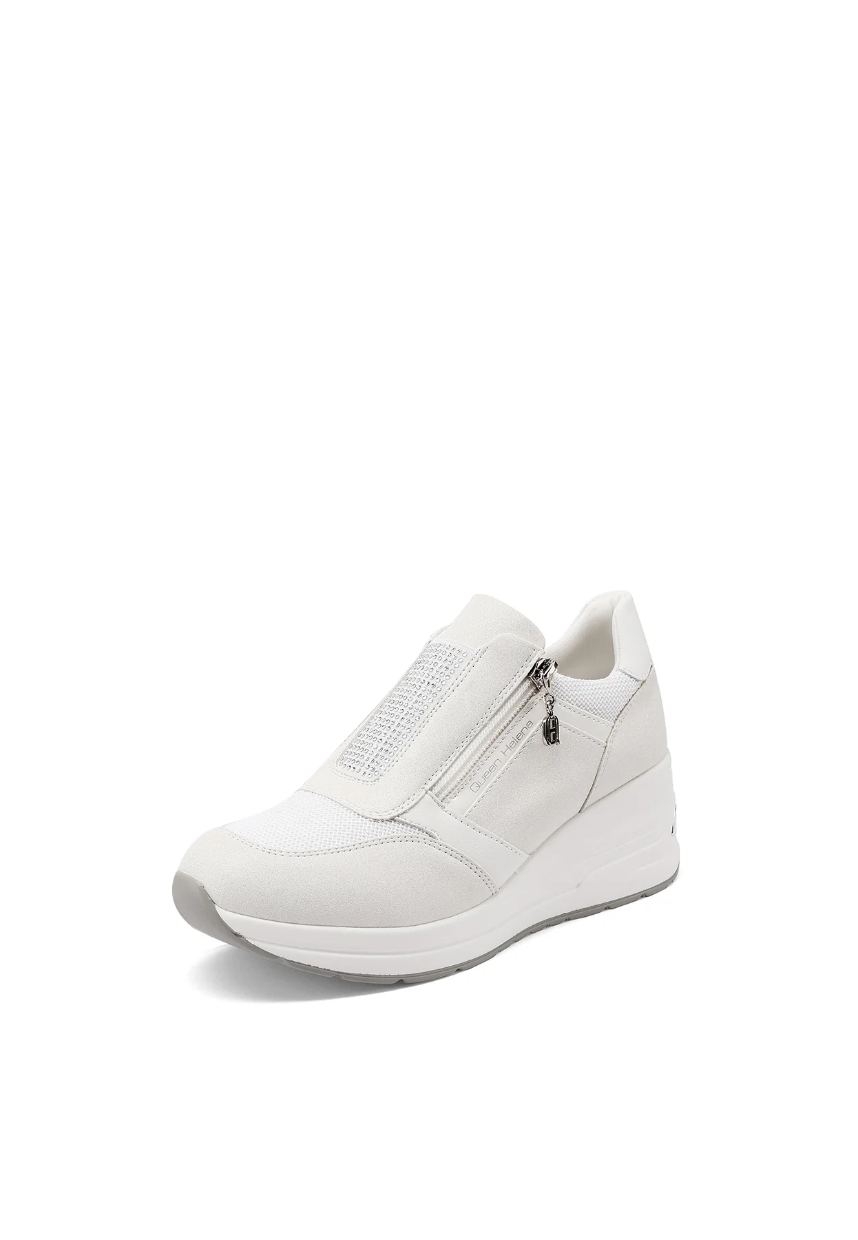Sneakers donna slip-on con zeppa comfort X34-37 - Image 3