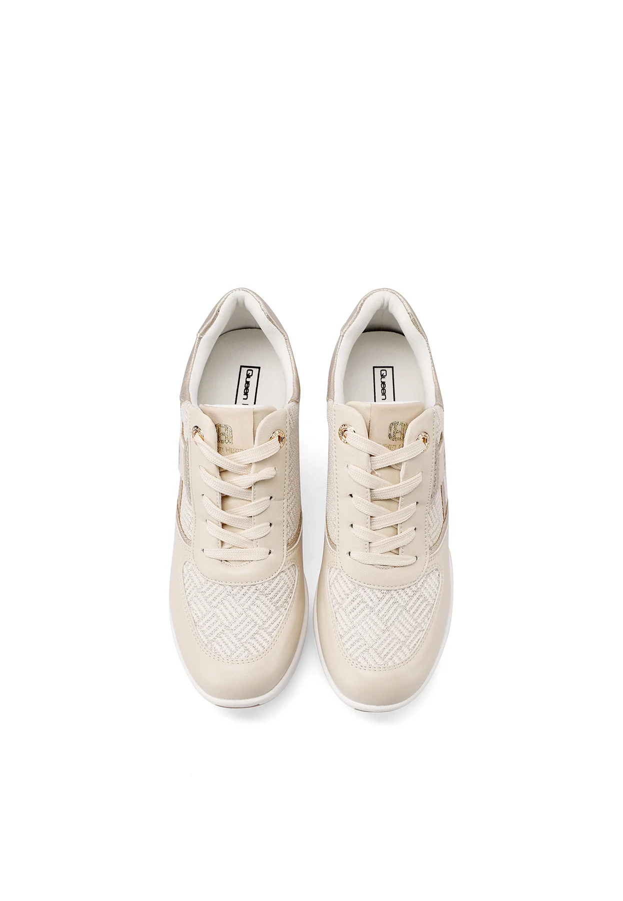 Sneakers platform con inserti texture X34-38 - Image 14