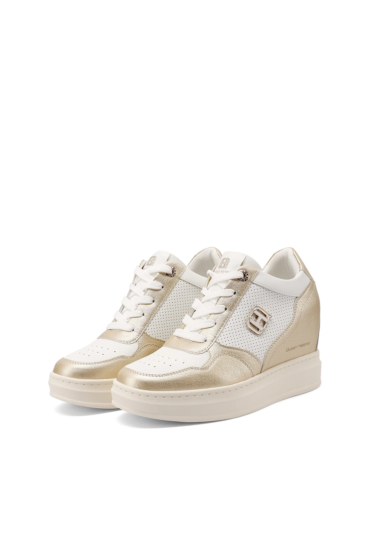 Sneakers donna con zeppa interna e dettagli raffinati X34-42 - Image 11
