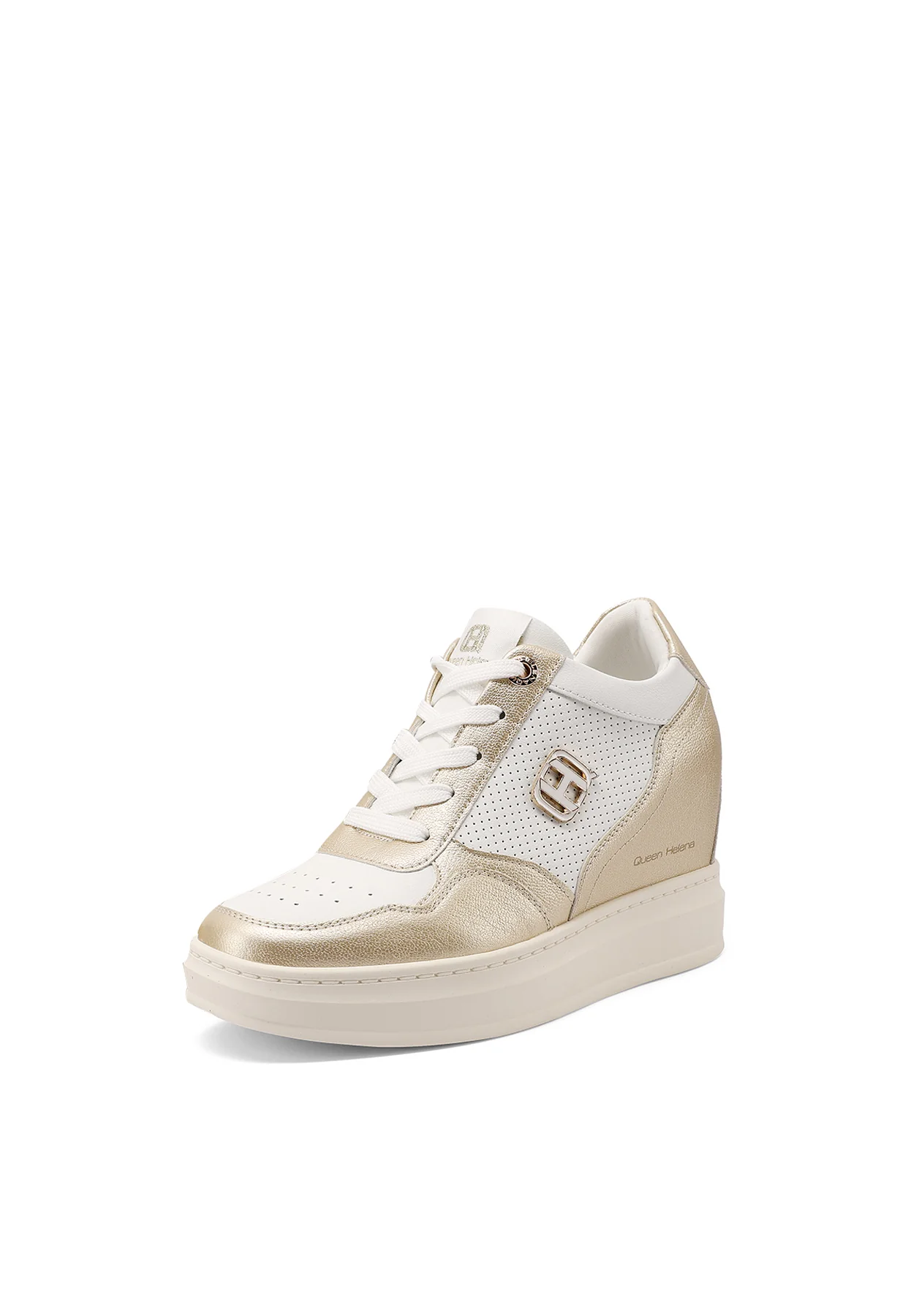 Sneakers donna con zeppa interna e dettagli raffinati X34-42 - Image 12