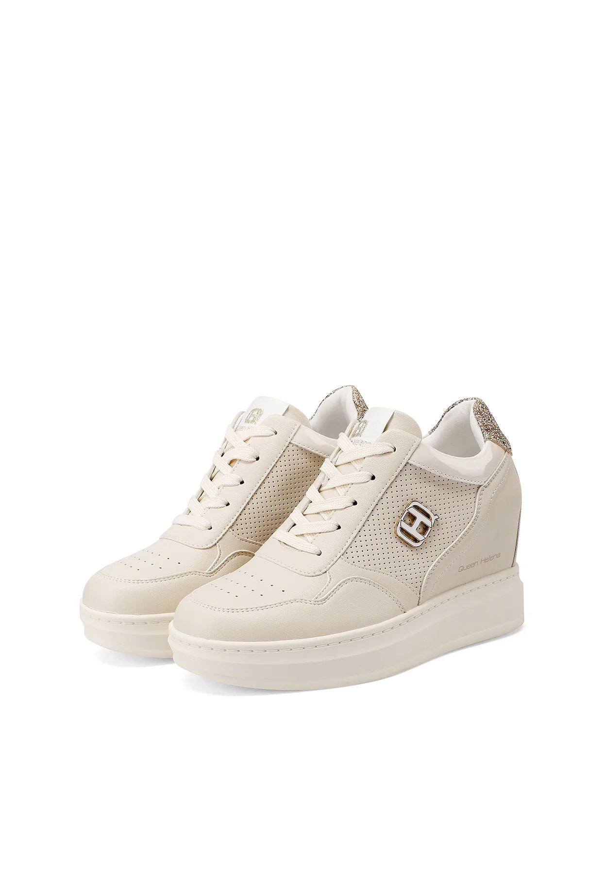 Sneakers donna con zeppa interna e dettagli raffinati X34-42 - Image 19