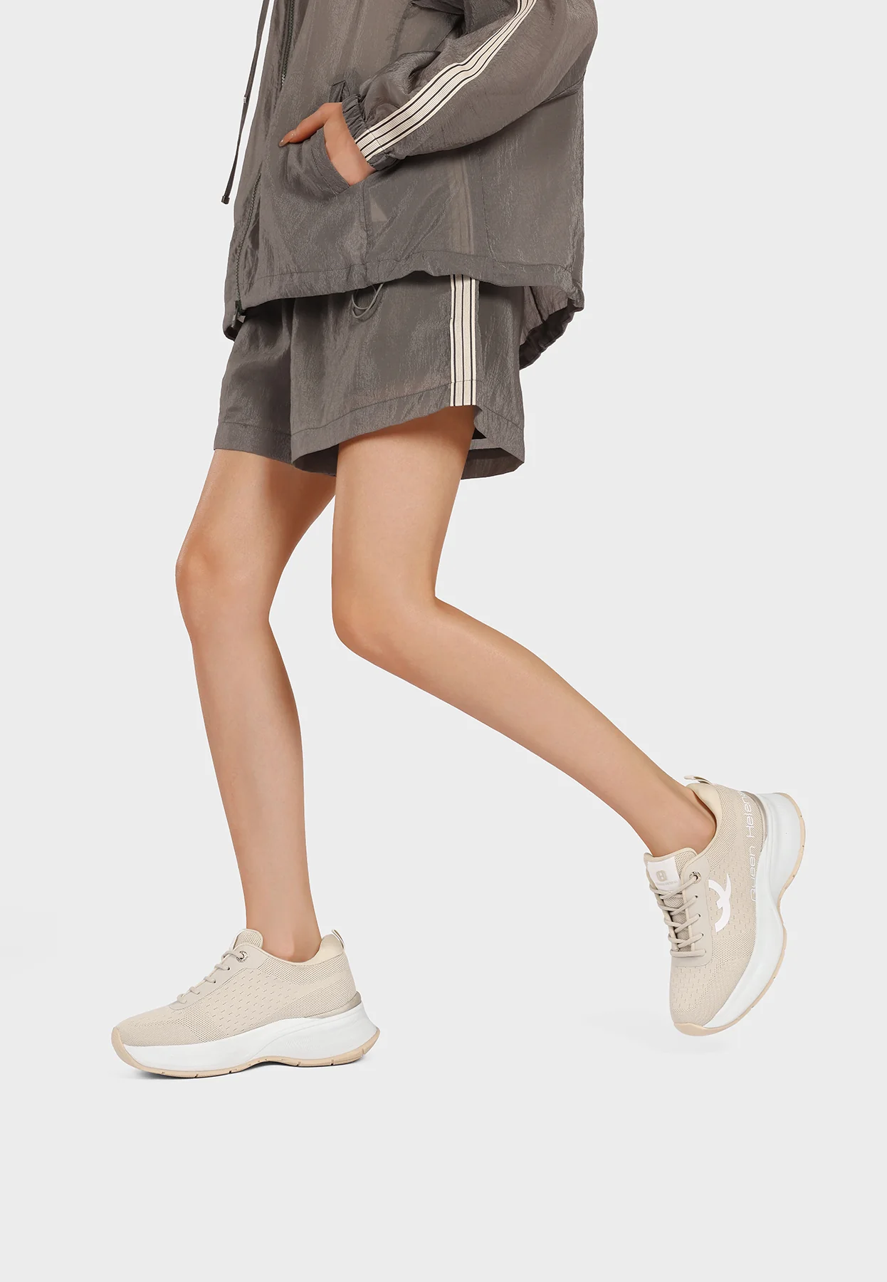 Sneakers platform in knit tecnico leggere X34-45 - Image 8
