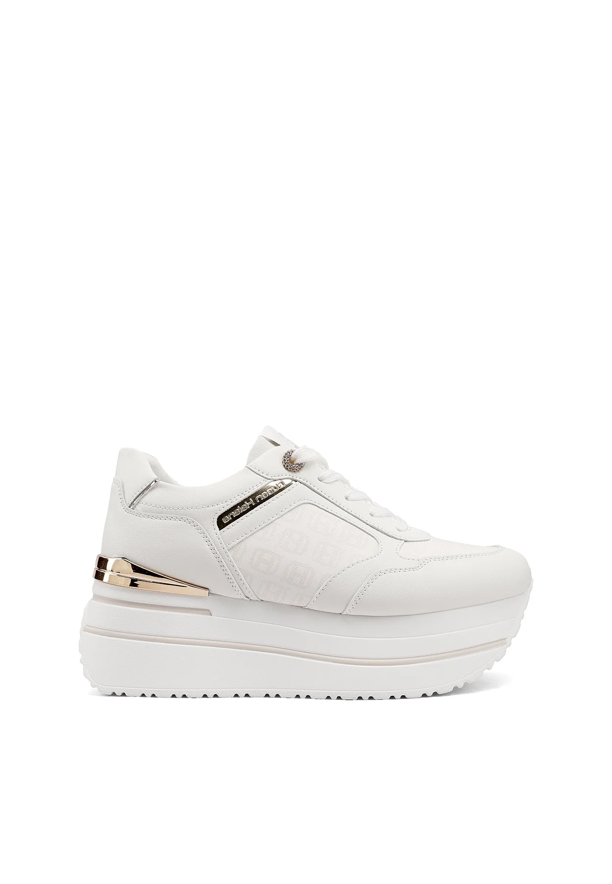 Sneakers donna platform con logo pattern X34-47 - Image 10