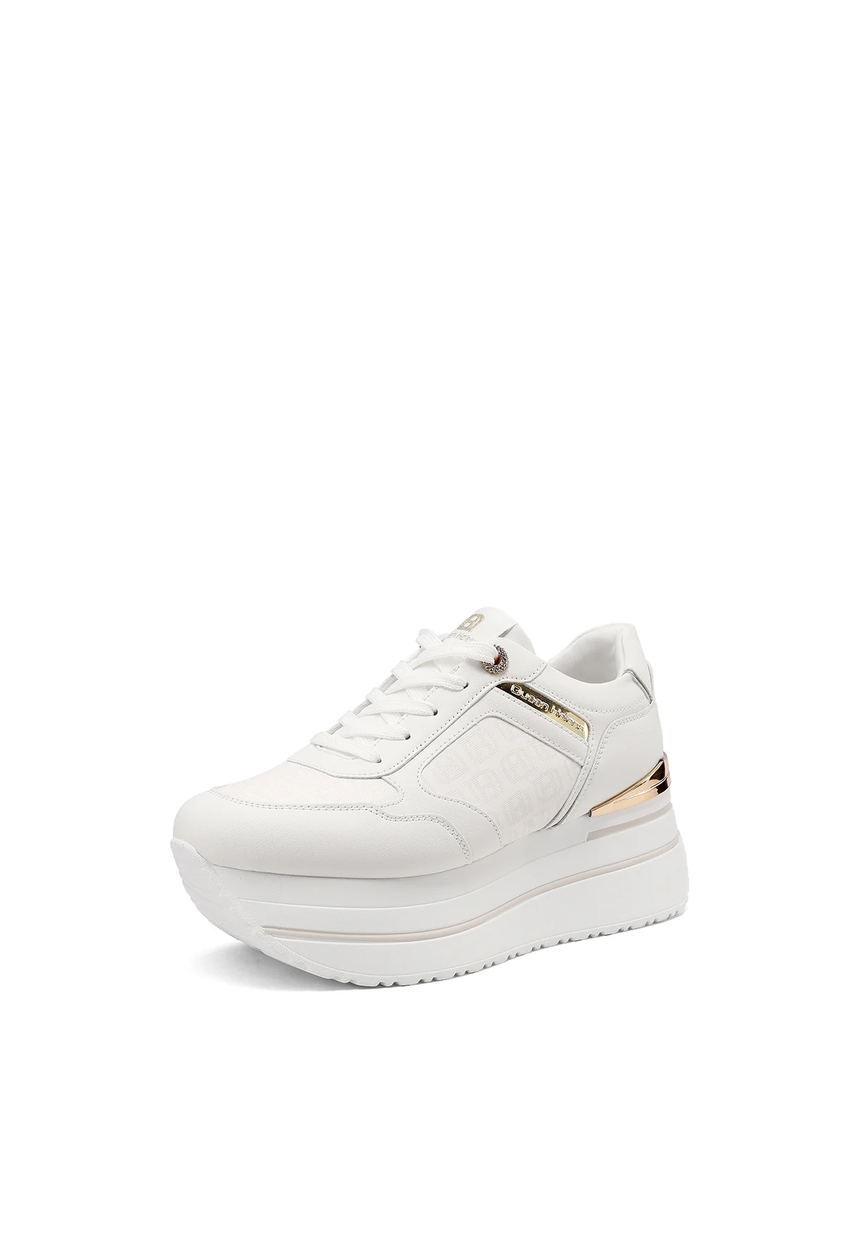Sneakers donna platform con logo pattern X34-47 - Image 11