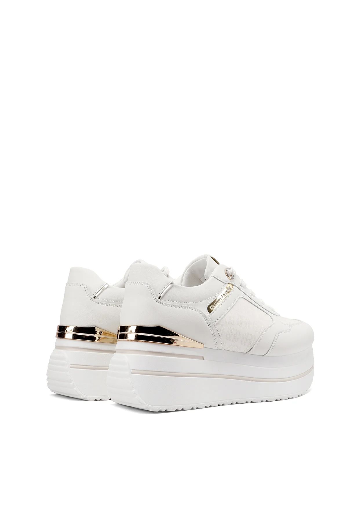 Sneakers donna platform con logo pattern X34-47 - Image 13