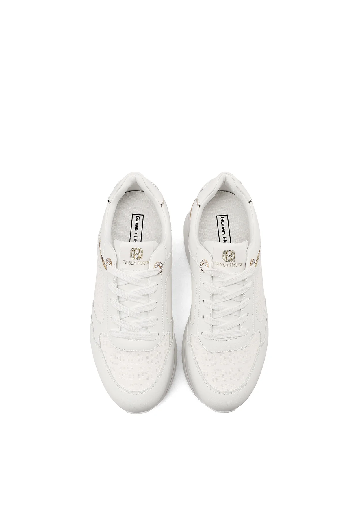 Sneakers donna platform con logo pattern X34-47 - Image 14