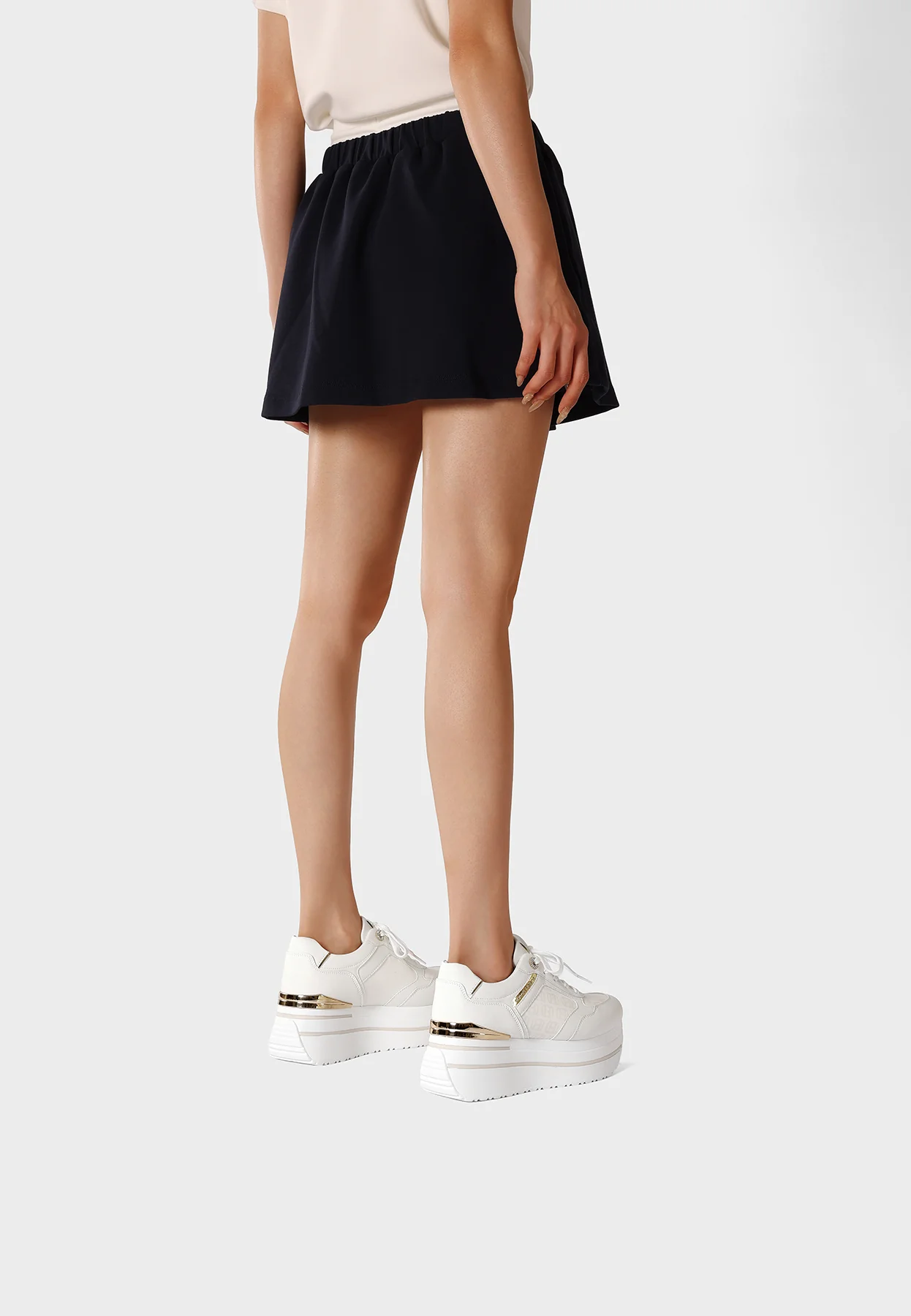 Sneakers donna platform con logo pattern X34-47 - Image 16