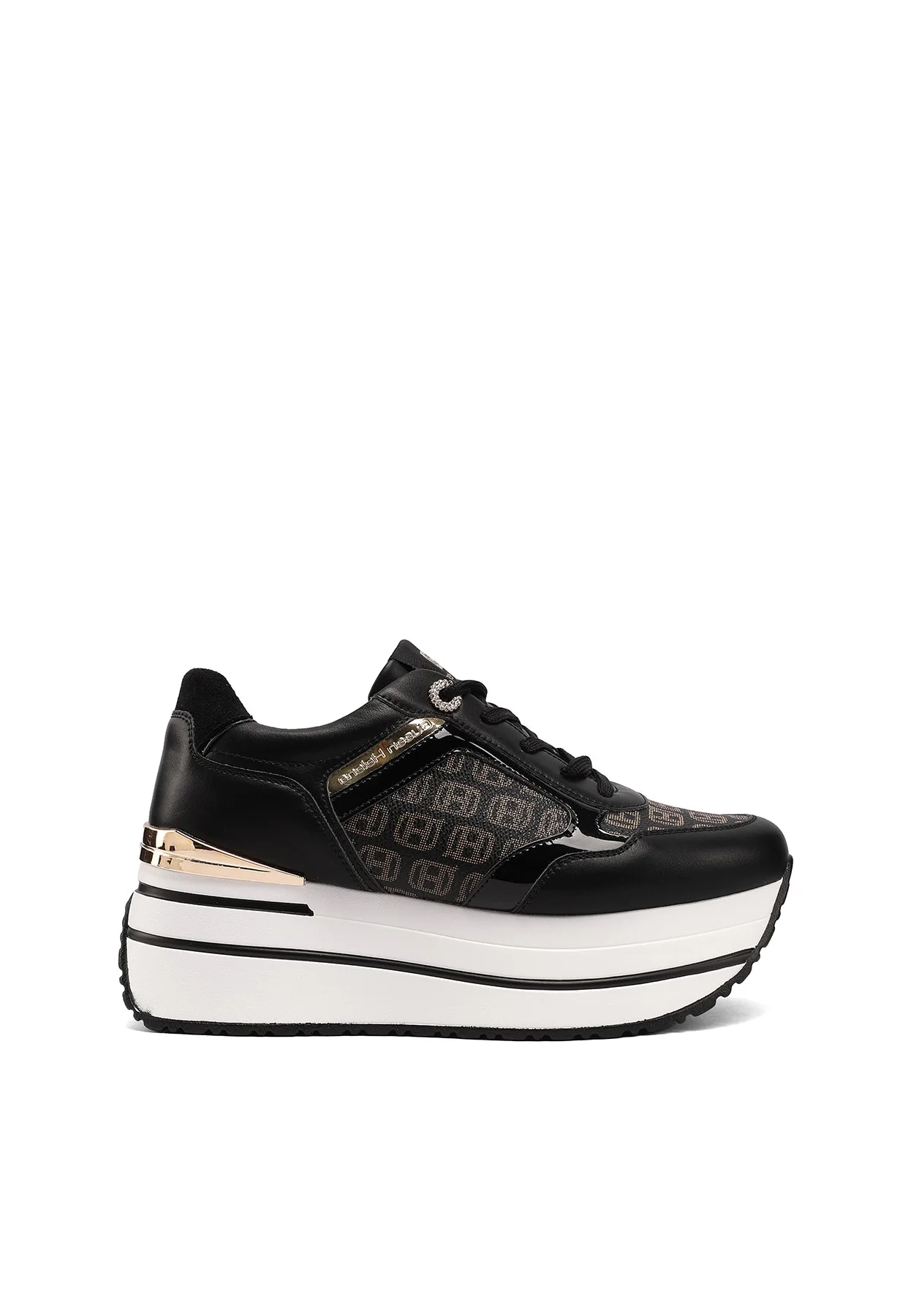 Sneakers donna platform con logo pattern X34-47 - Image 18