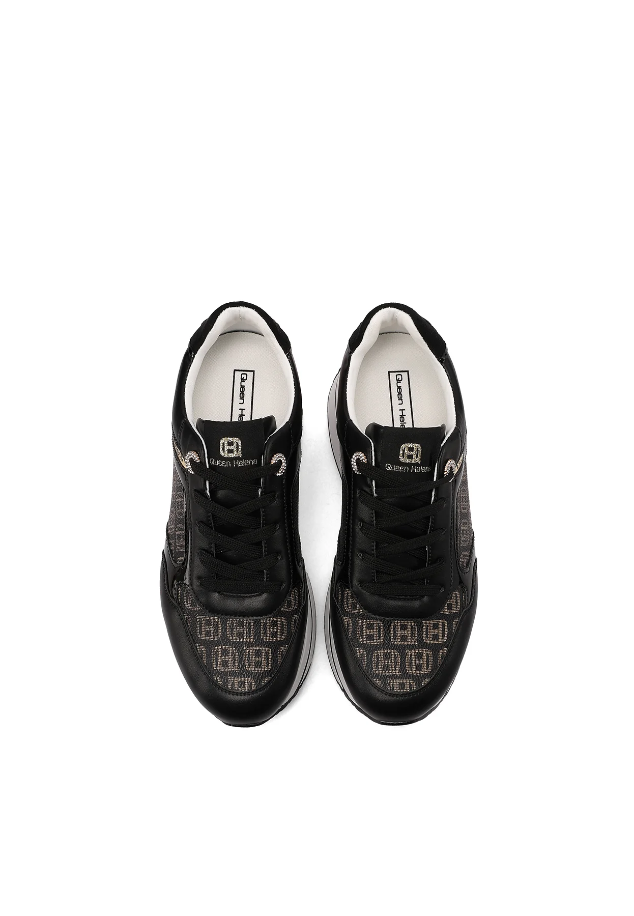 Sneakers donna platform con logo pattern X34-47 - Image 22