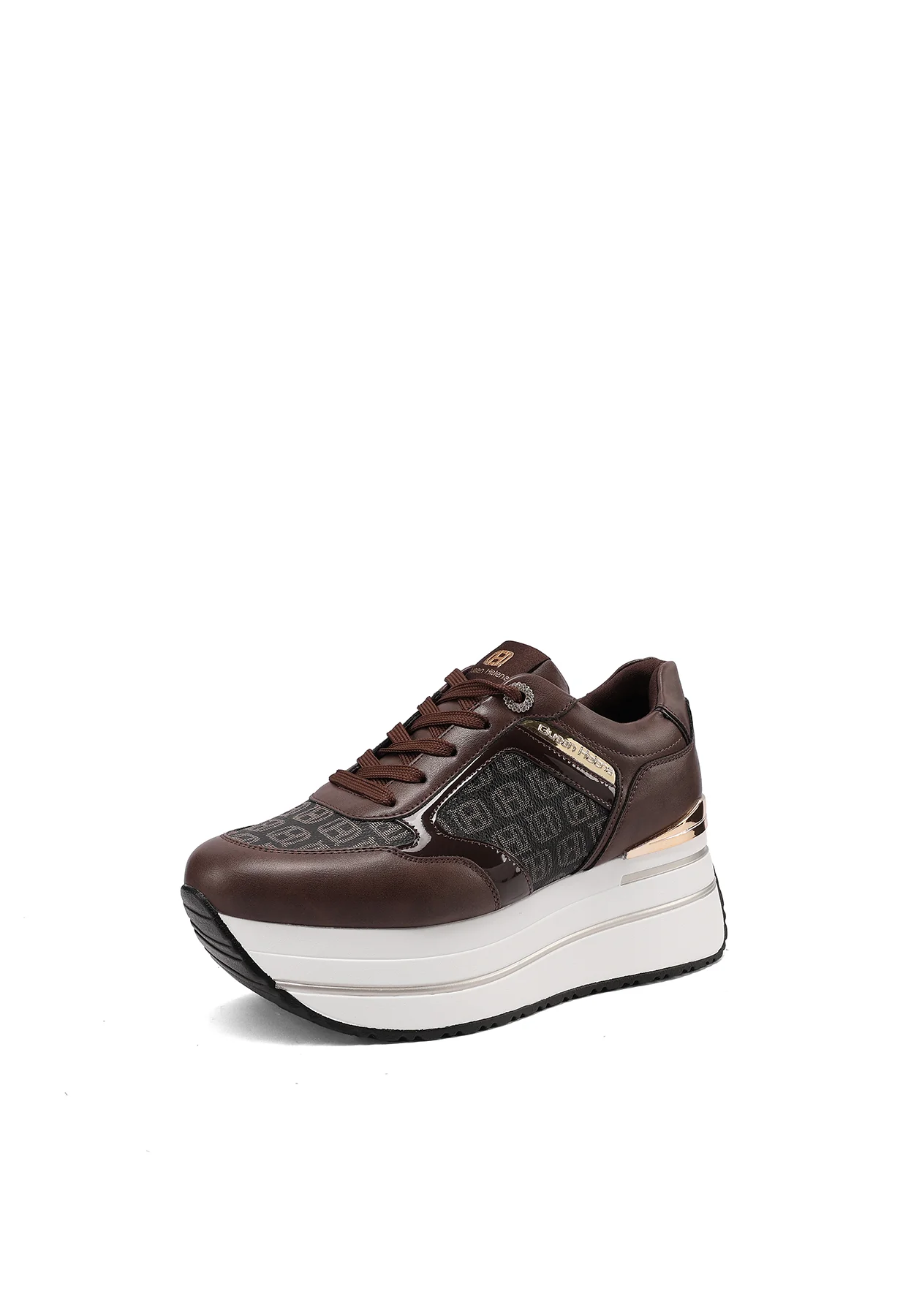 Sneakers donna platform con logo pattern X34-47 - Image 27