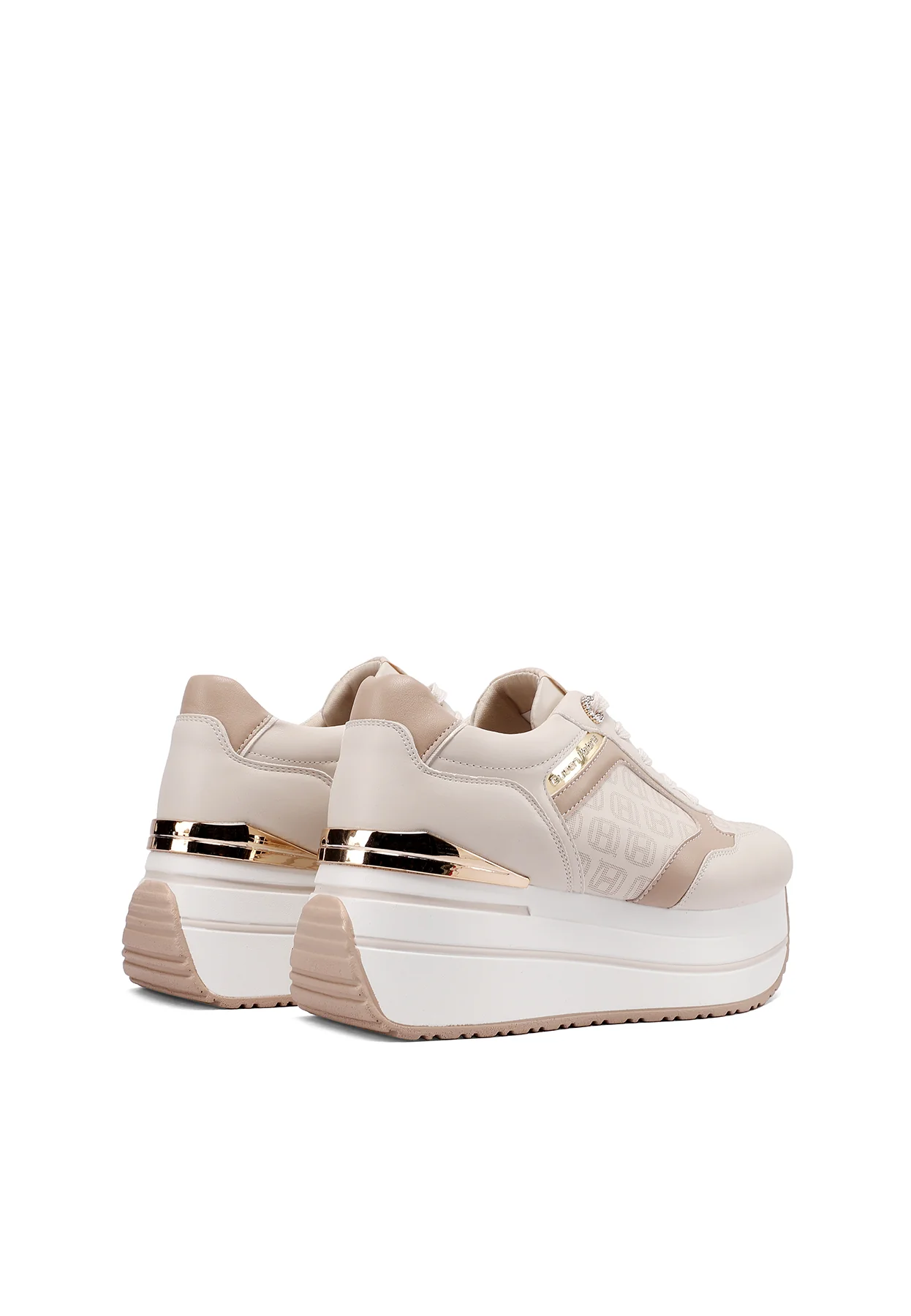 Sneakers donna platform con logo pattern X34-47 - Image 5