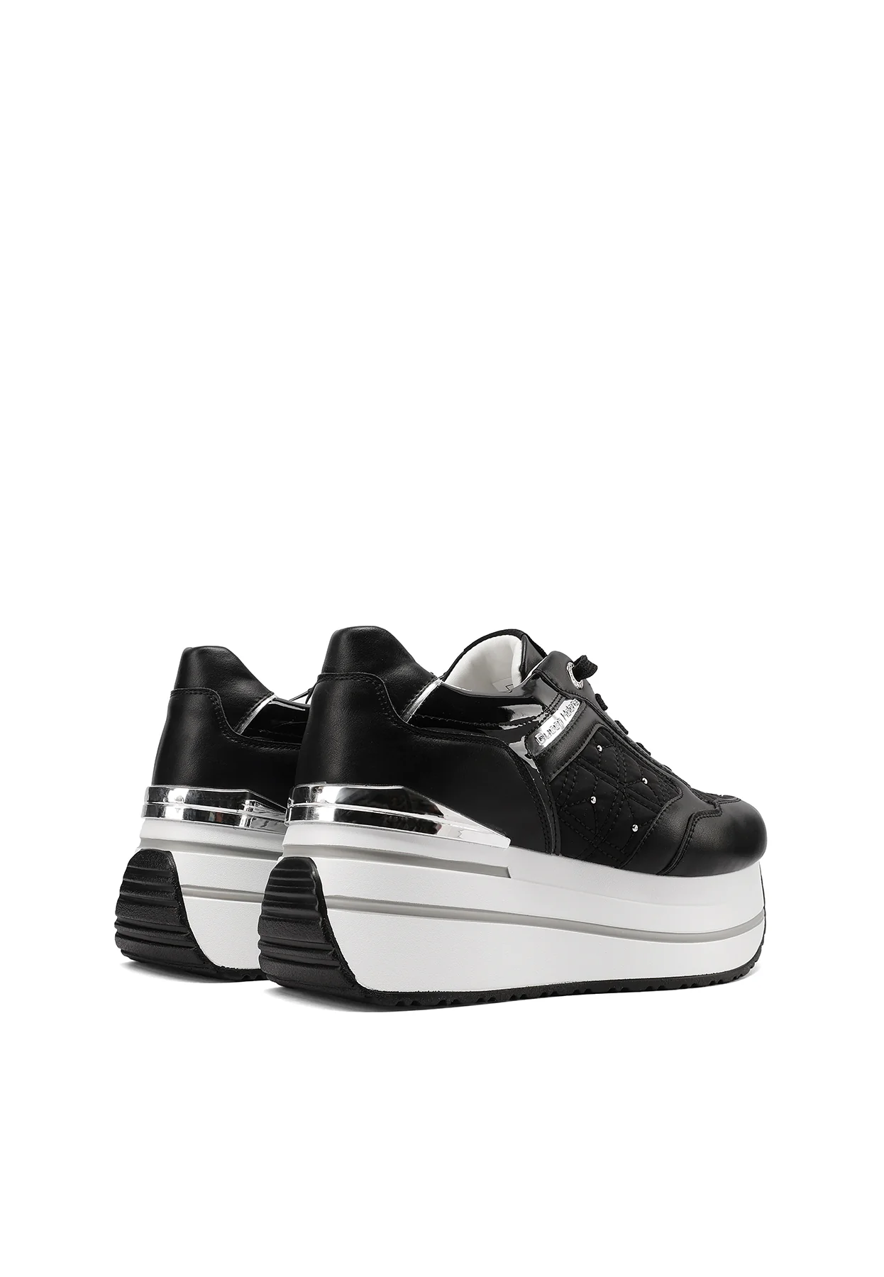 Sneakers platform trapuntate con dettagli metallici X34-49 - Image 21