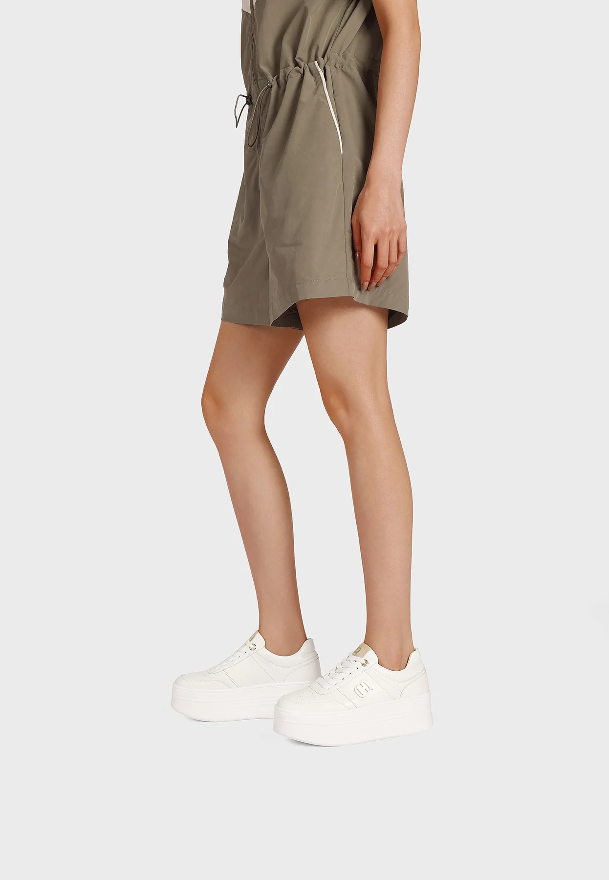 Sneakers platform con logo laterale X34-8