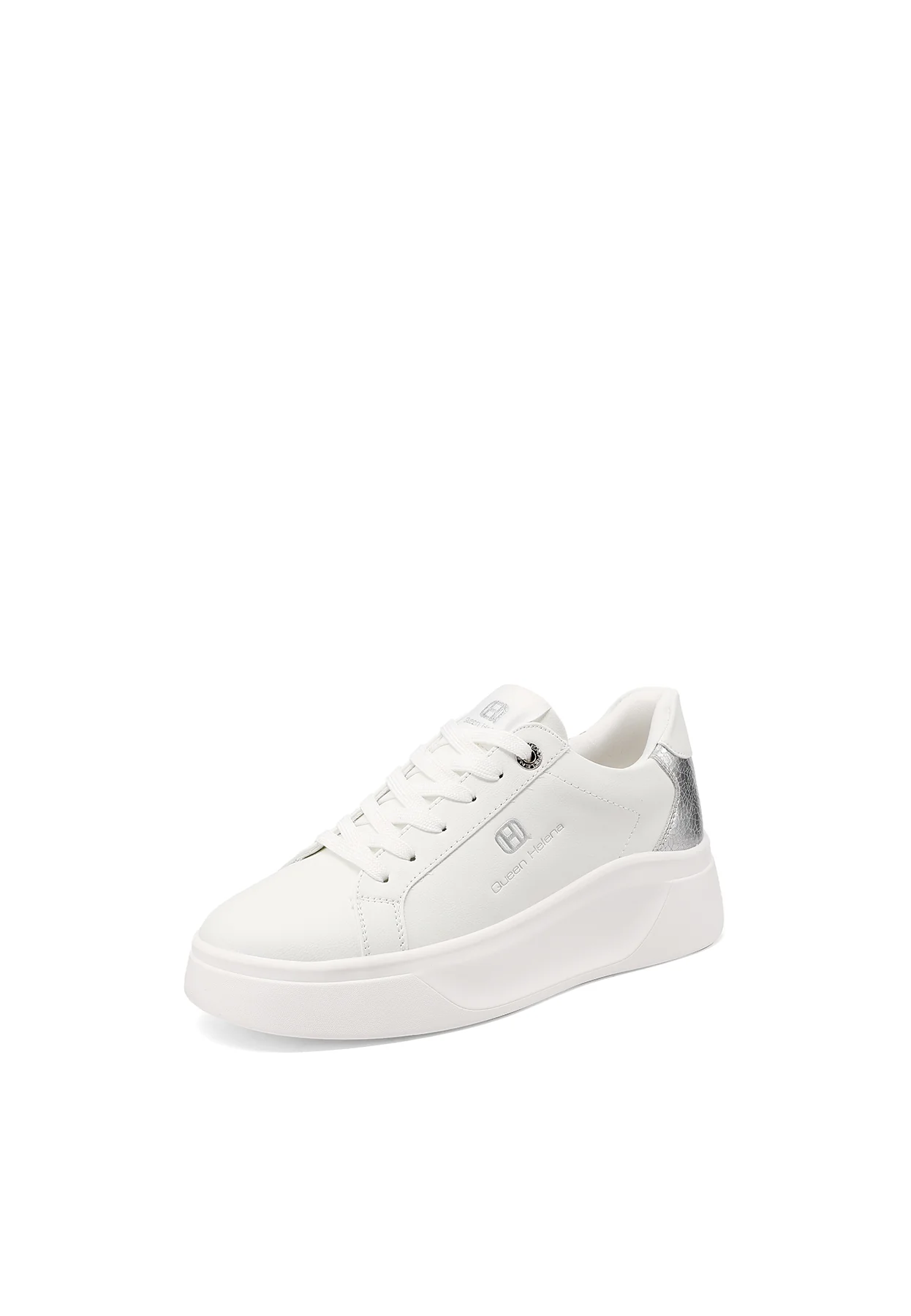 Sneakers platform con zeppa e dettagli metallici X34-9 - Image 11