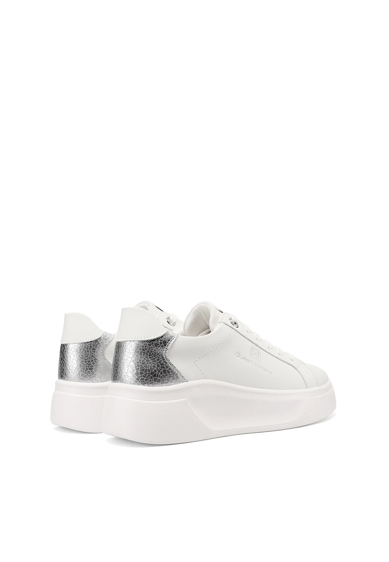 Sneakers platform con zeppa e dettagli metallici X34-9 - Image 13