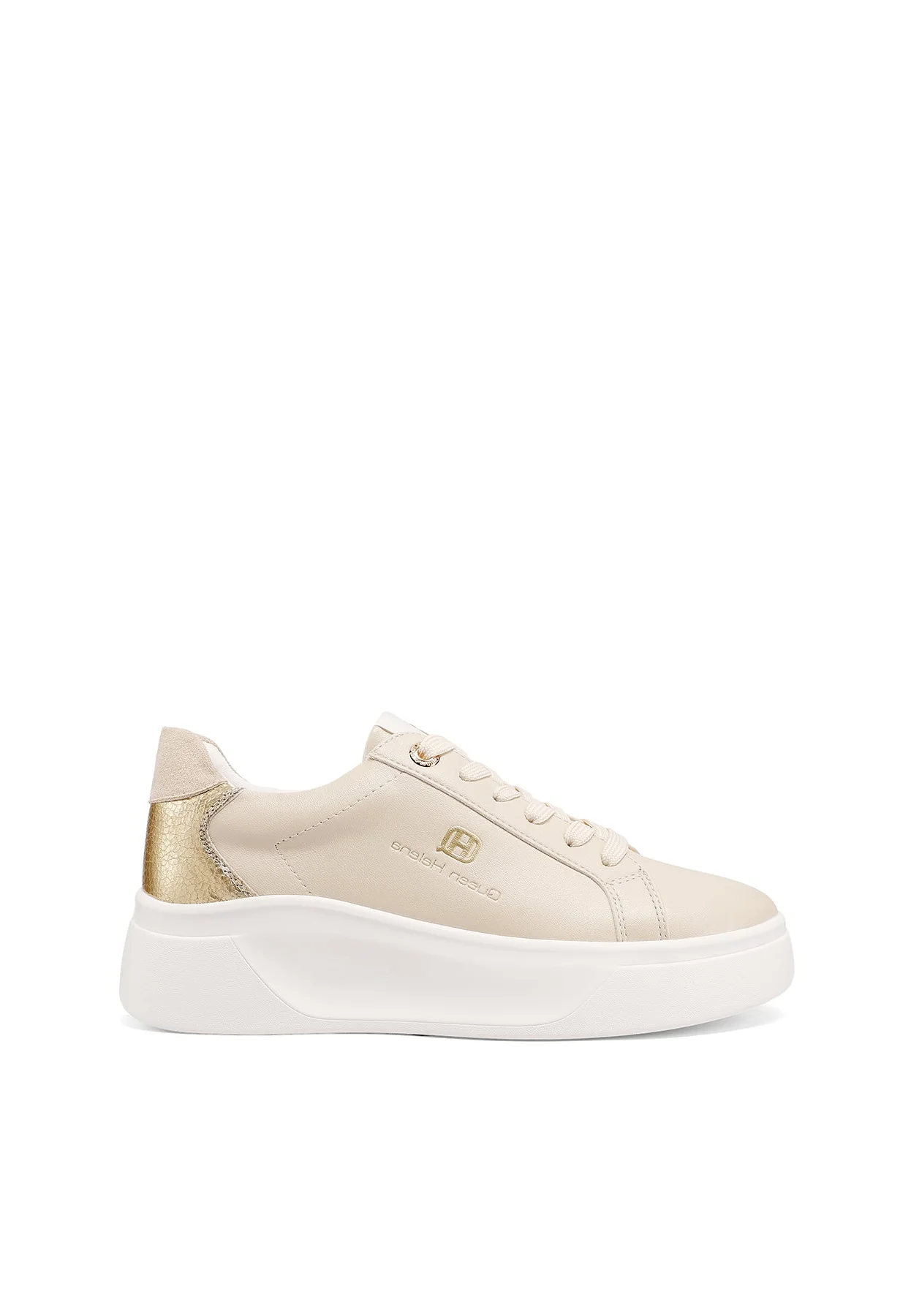 Sneakers platform con zeppa e dettagli metallici X34-9 - Image 2