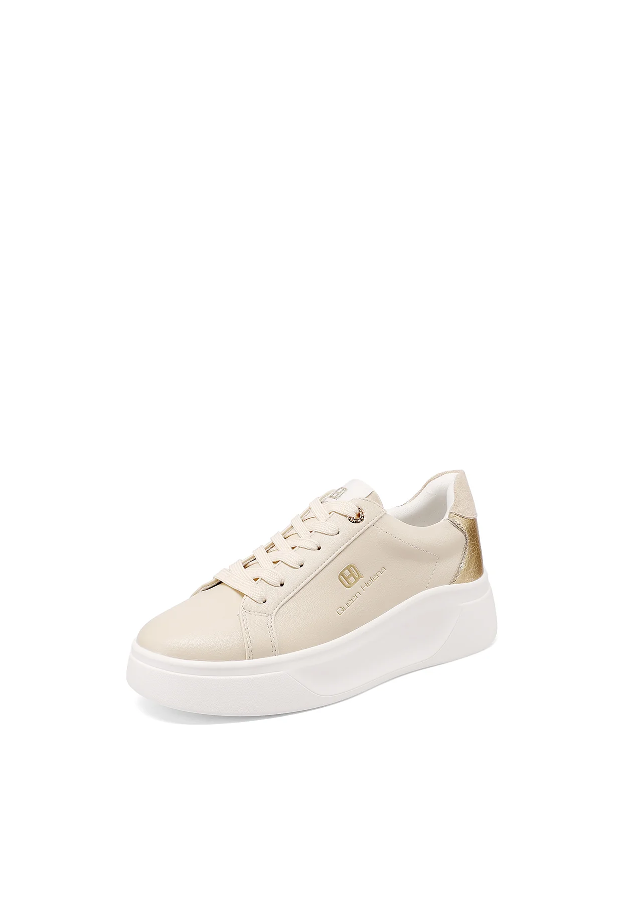 Sneakers platform con zeppa e dettagli metallici X34-9 - Image 3