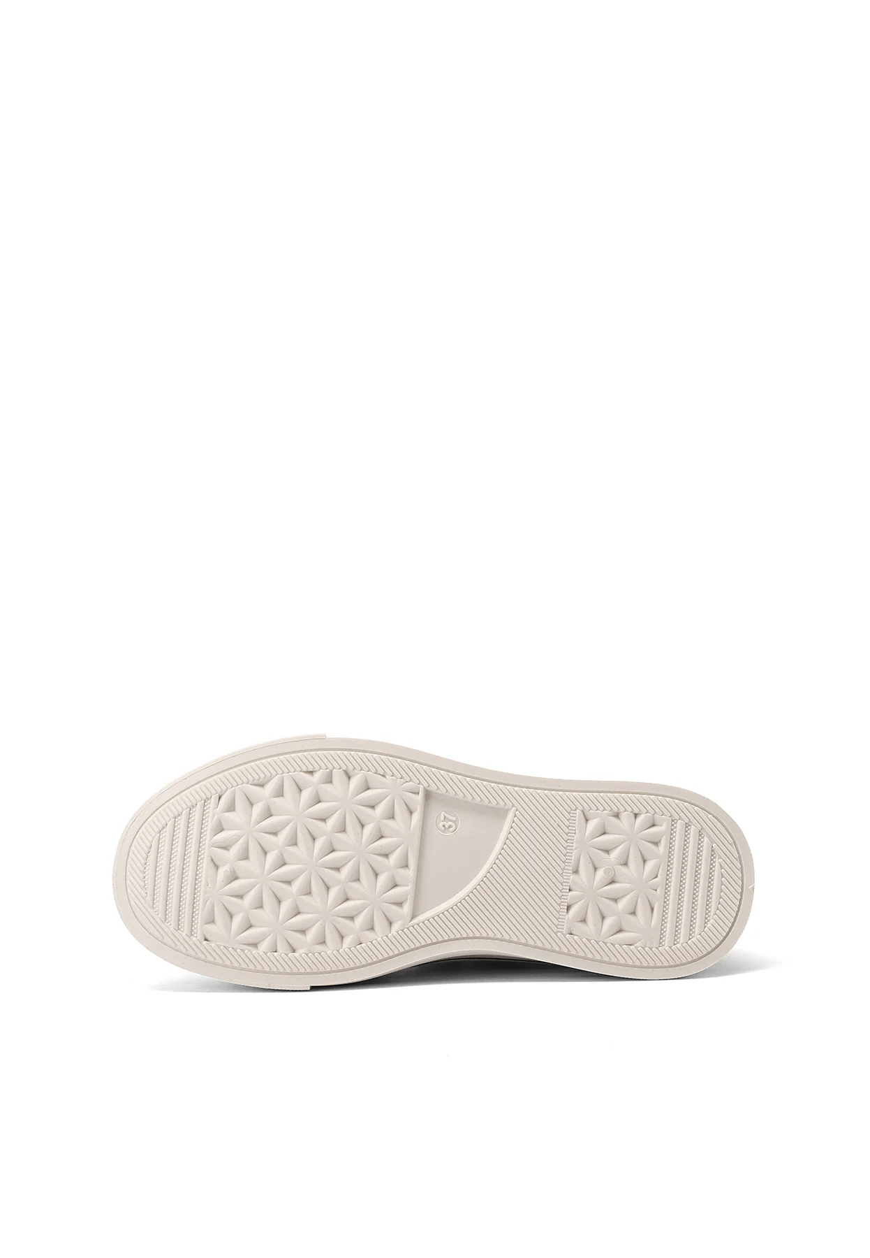 Sneakers platform in tela con lacci glitter XZ002 - Image 7