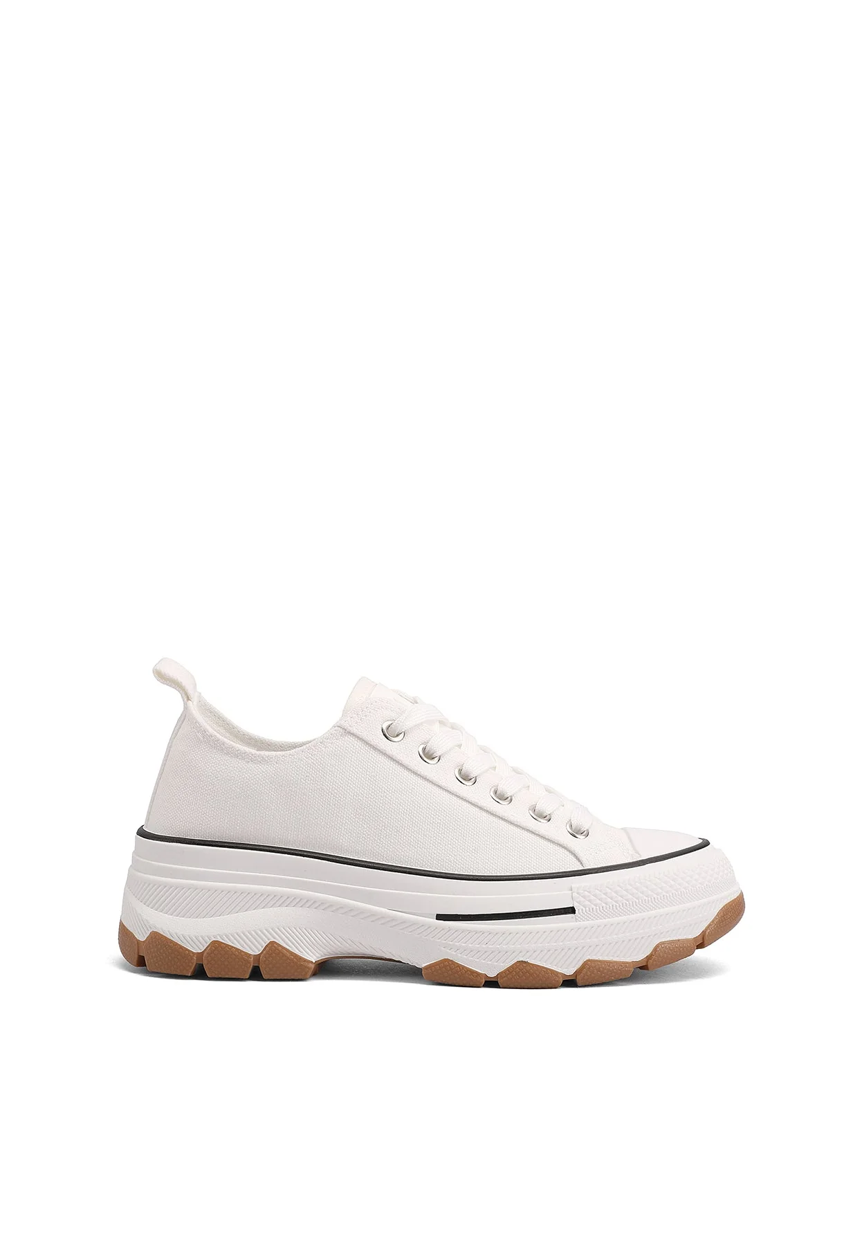 Sneakers chunky in tela con suola dentellata XZ003 - Image 18