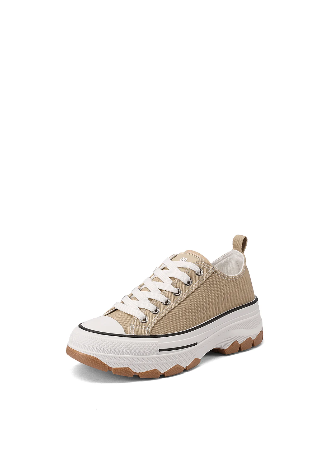 Sneakers chunky in tela con suola dentellata XZ003 - Image 4