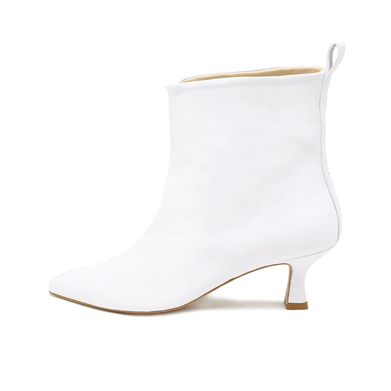 Stivaletto elegante in vera pelle con tacco basso – 3207 - Image 3