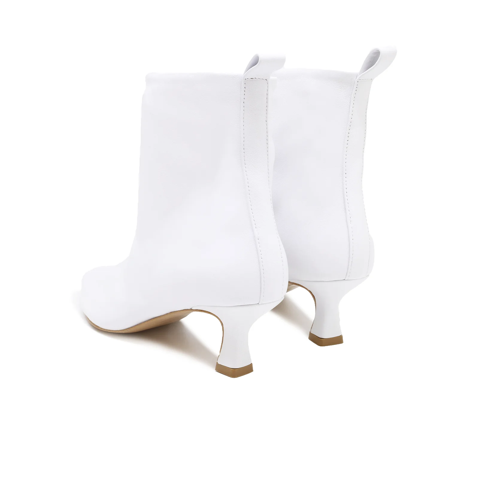 Stivaletto elegante in vera pelle con tacco basso – 3207 - Image 5