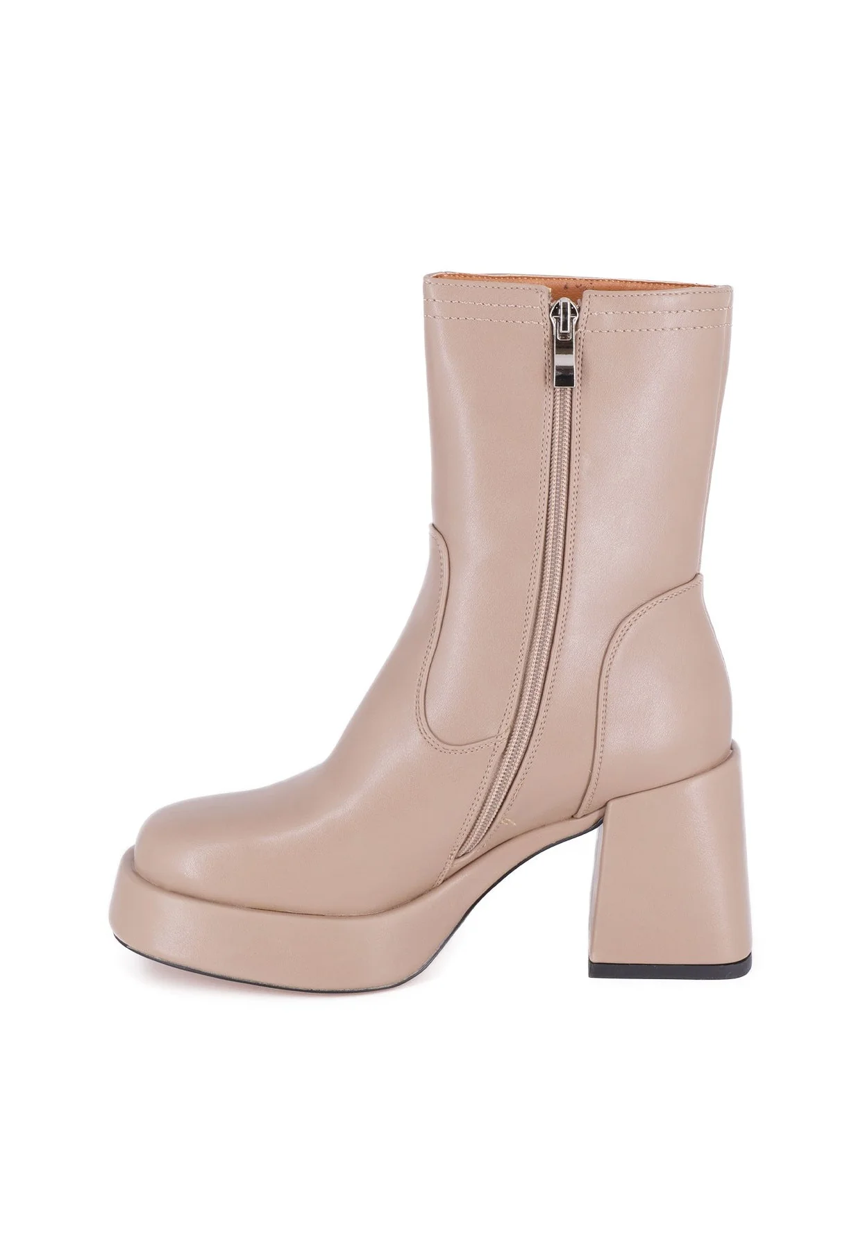 Stivaletti da donna con tacco largo e plateau K3231 - Image 10