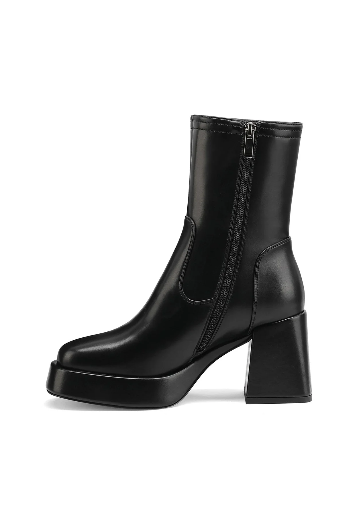Stivaletti da donna con tacco largo e plateau K3231 - Image 3