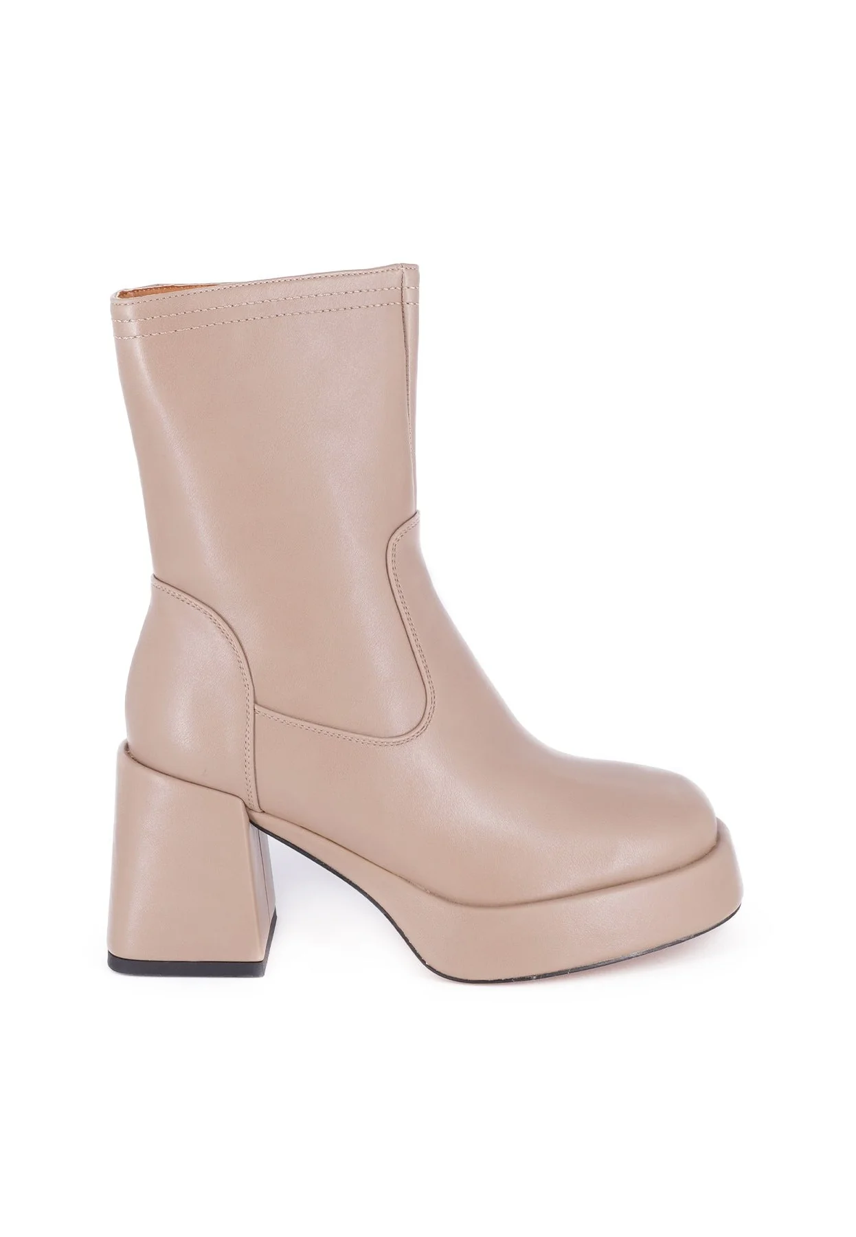 Stivaletti da donna con tacco largo e plateau K3231 - Image 9