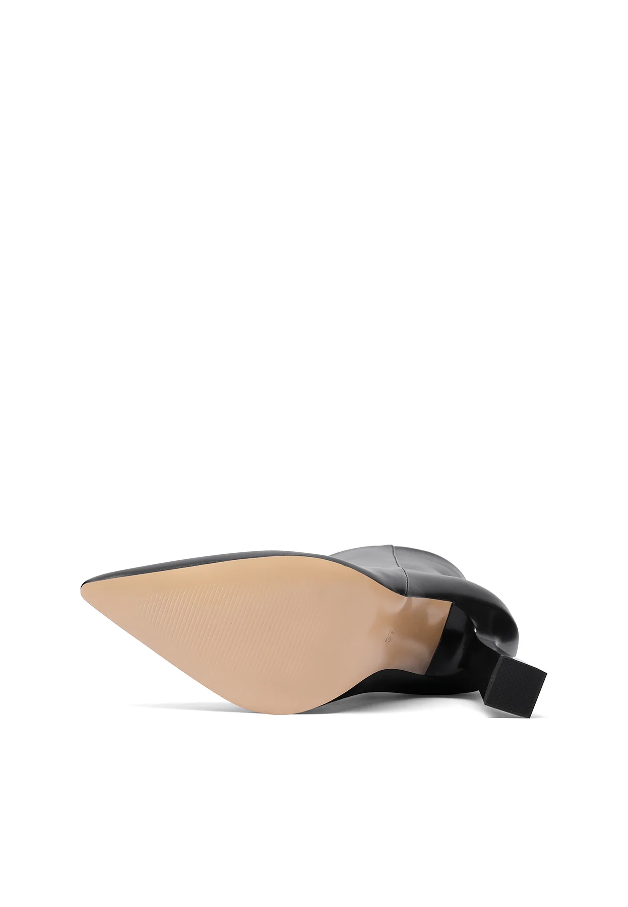 Stivaletto taupe con tacco scultoreo elegante K3284 - Image 13