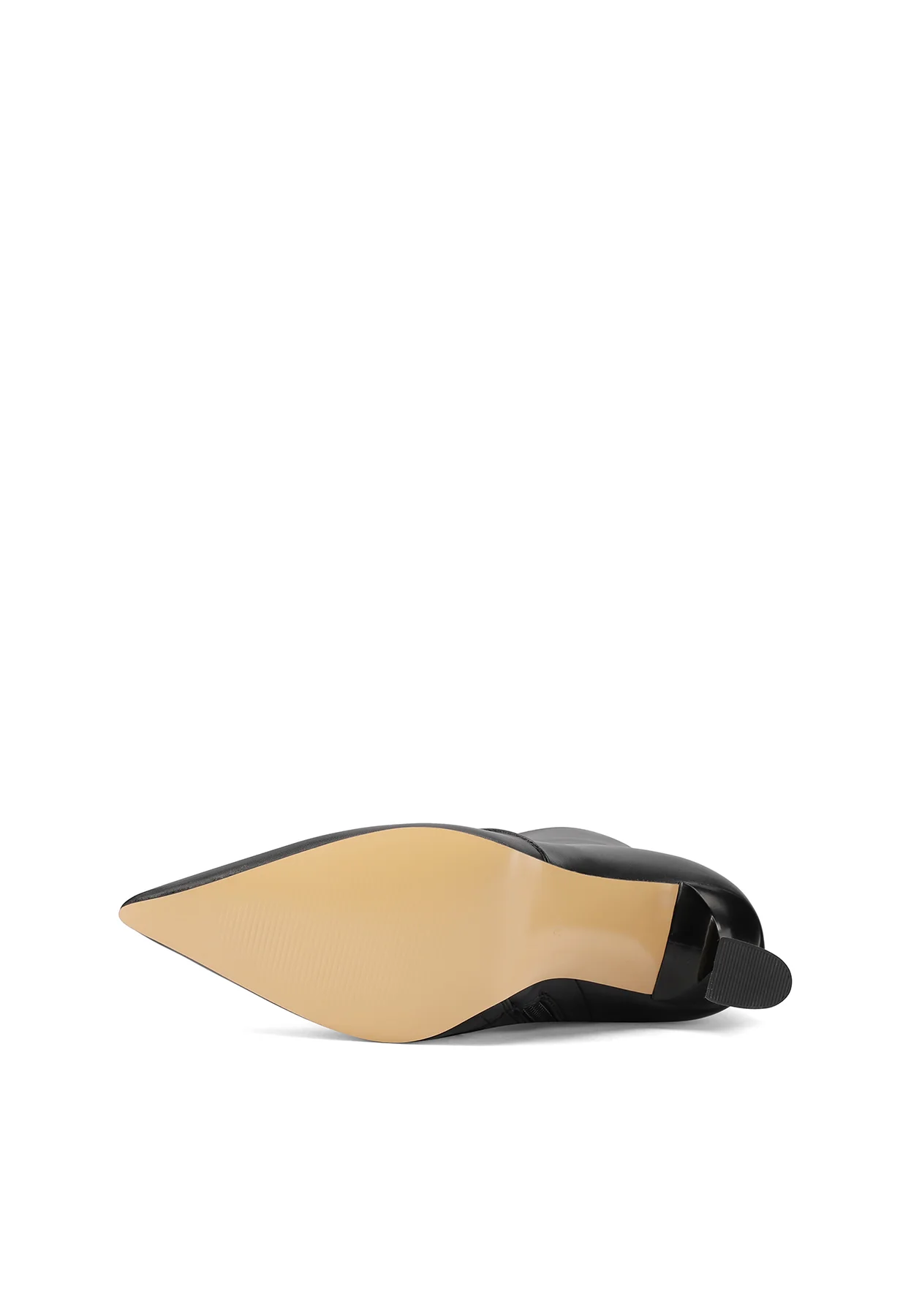 Stivaletti donna effetto calza tacco scultoreo K3413 - Image 4