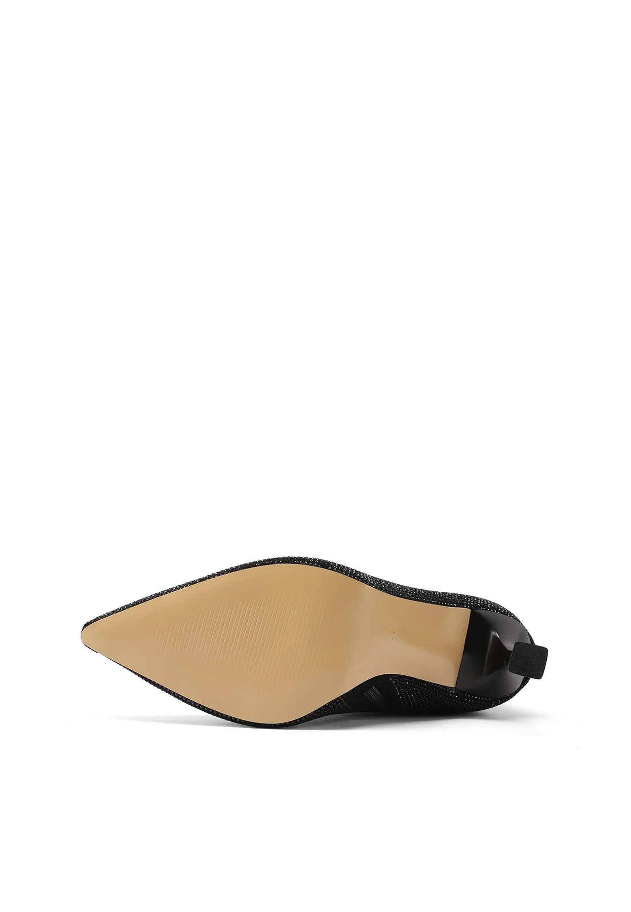 Stivaletti donna tacco sottile a punta glitter K3987 - Image 6