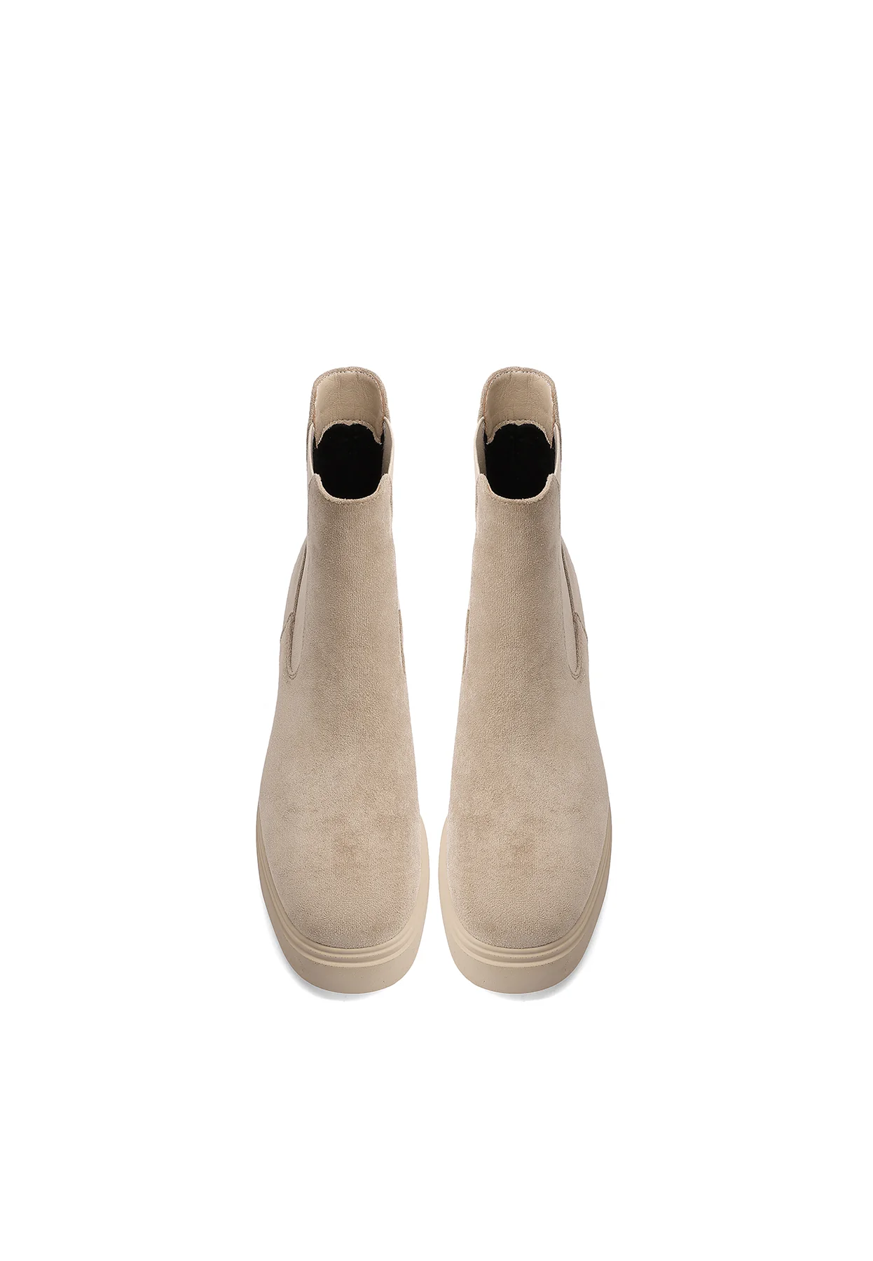 Stivaletti da donna chelsea con zeppa alta platform X31-129 - Image 26