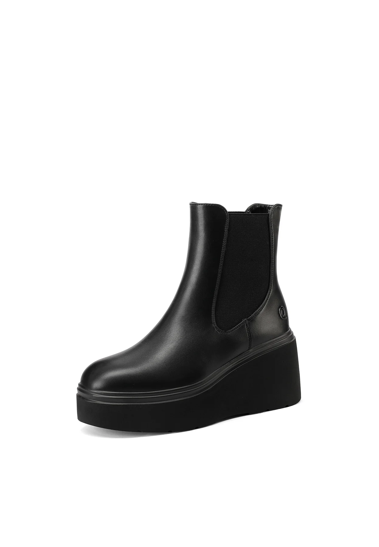 Stivaletti da donna chelsea con zeppa alta platform X31-129 - Image 3