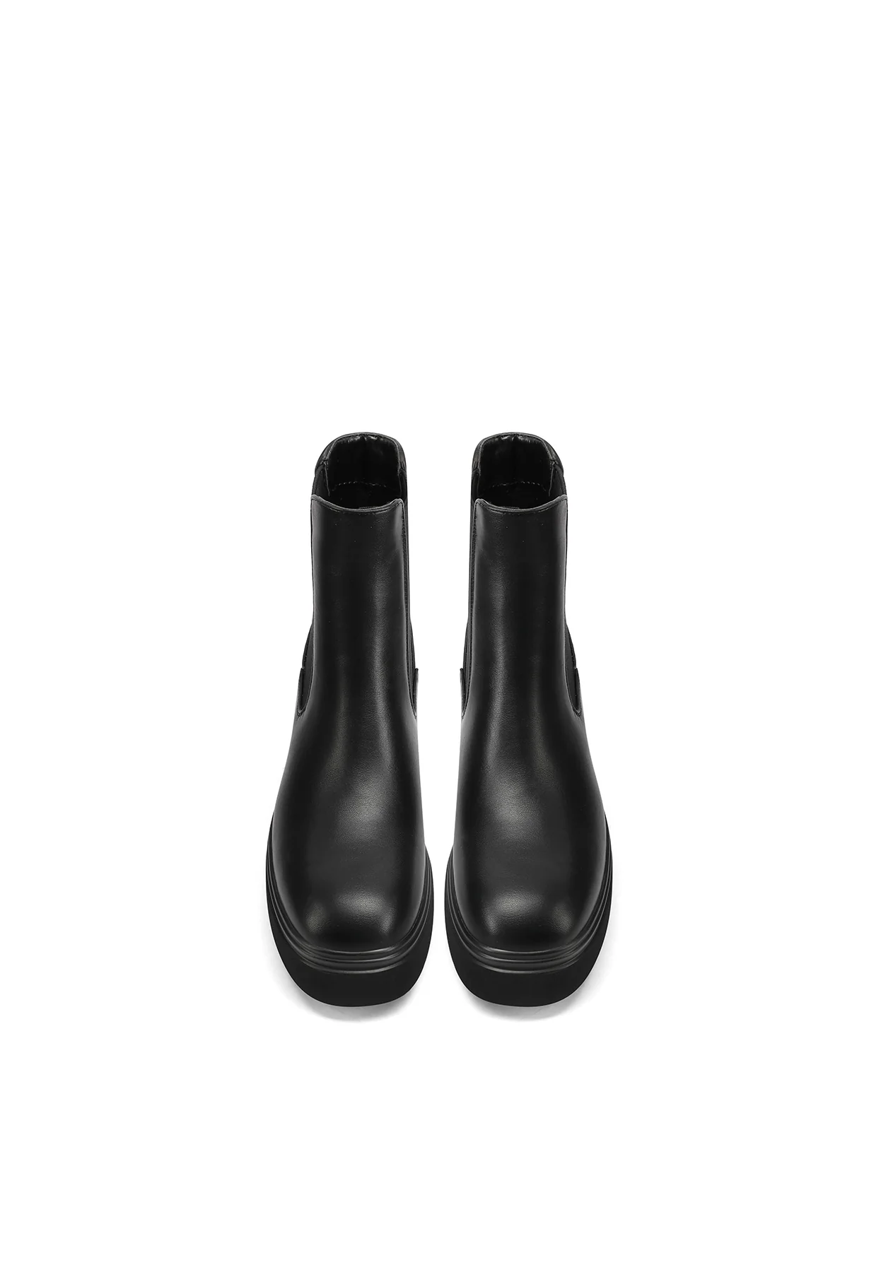 Stivaletti da donna chelsea con zeppa alta platform X31-129 - Image 4