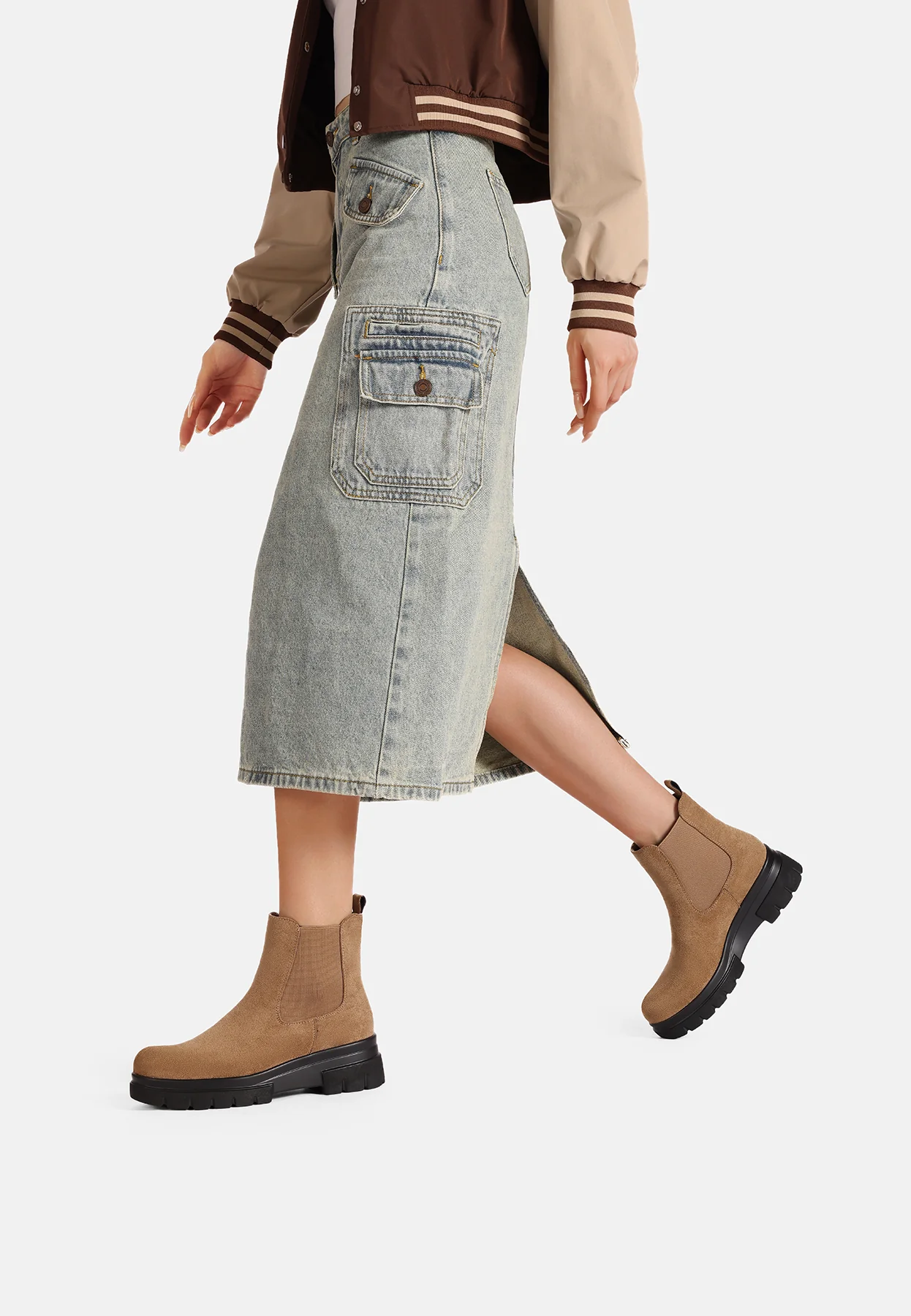 Chelsea boots donna suola rinforzata X31-44 - Image 14