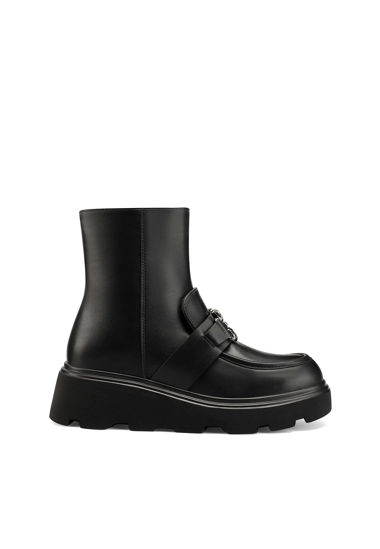 Stivaletti donna platform dettaglio mocassino X31-94 - Image 2