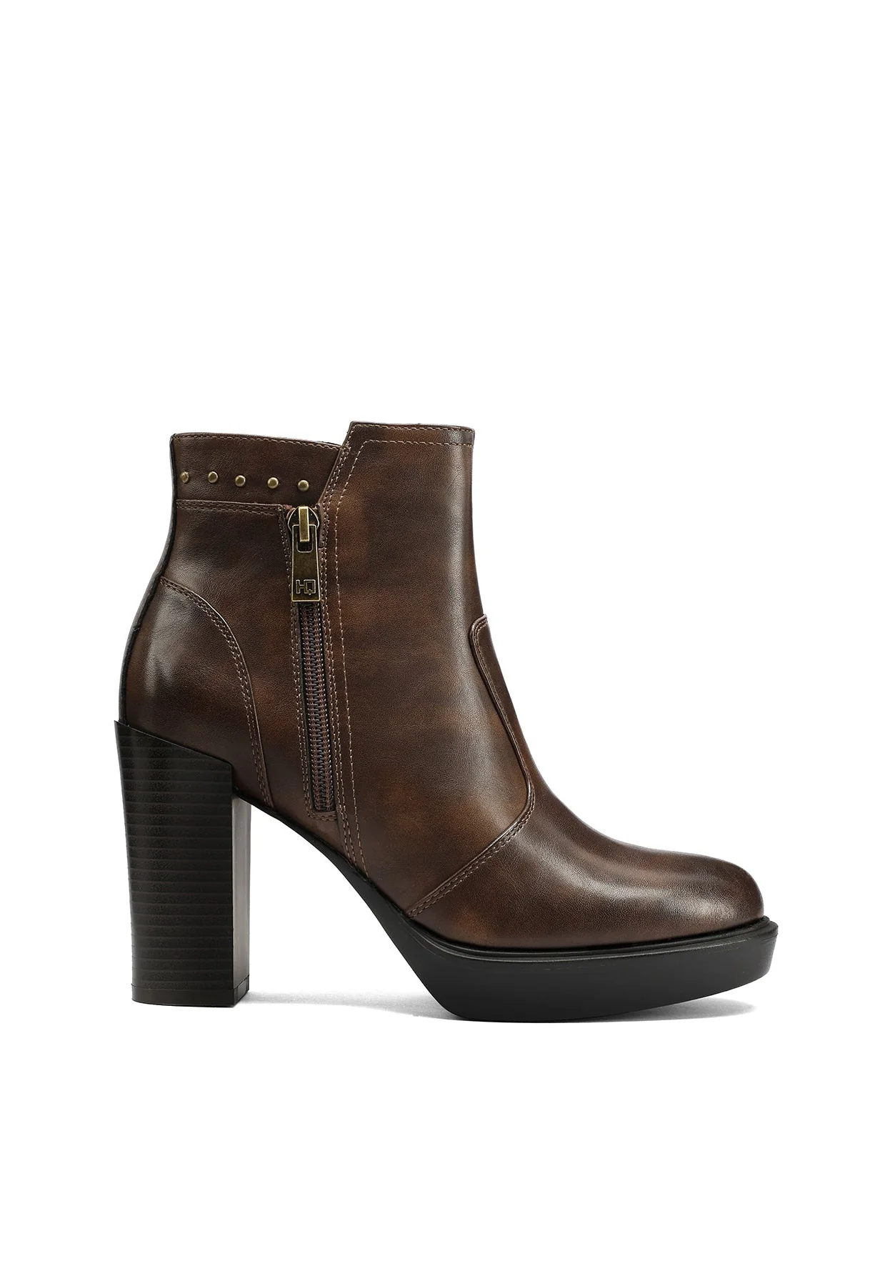 Stivaletti da donna con tacco alto e plateau X33-104 - Image 9
