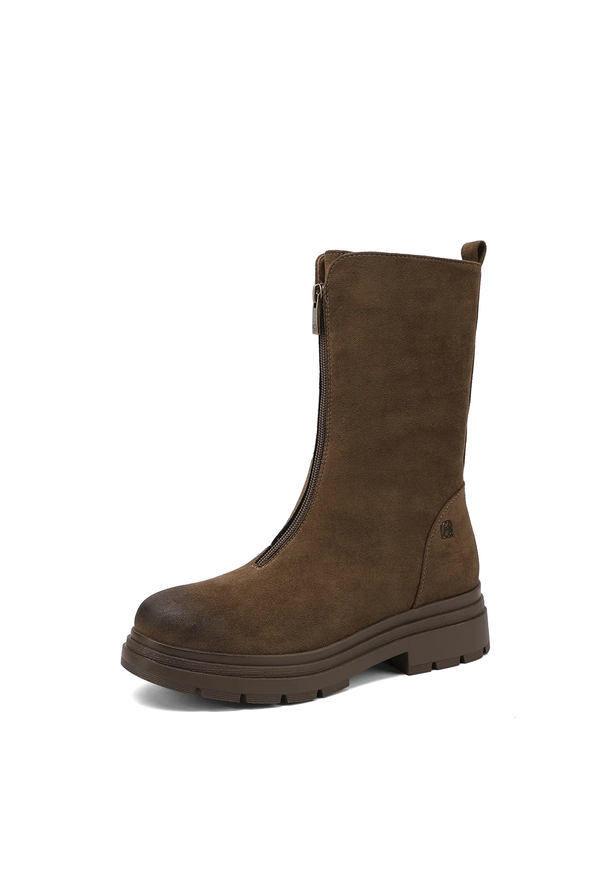Stivali da donna in ecopelle con zip frontale X33-57 - Image 10