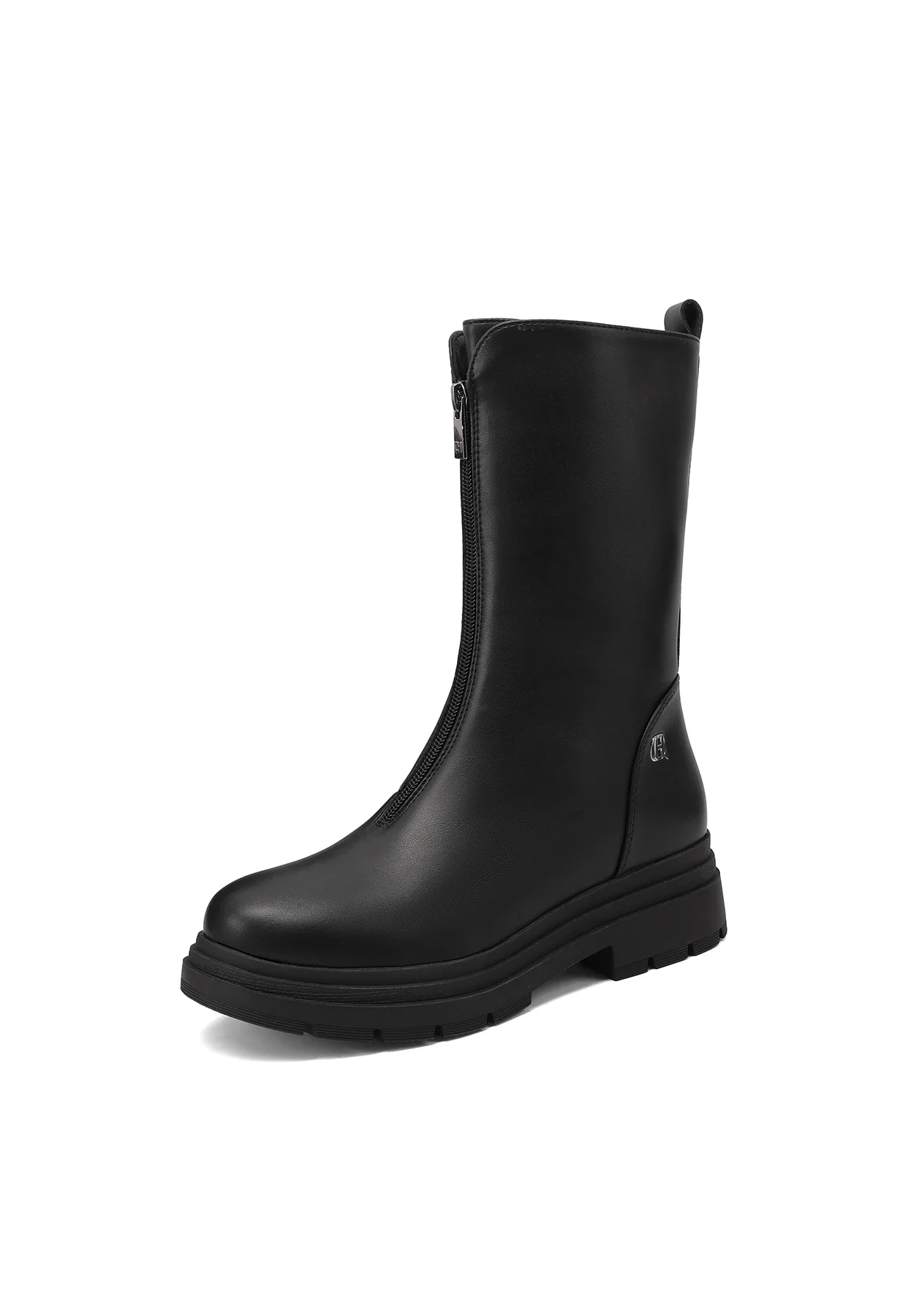 Stivali da donna in ecopelle con zip frontale X33-57 - Image 3