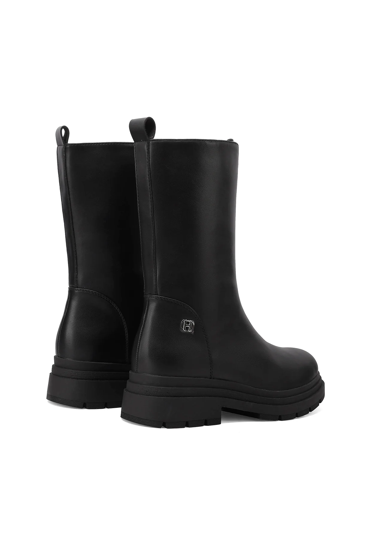 Stivali da donna in ecopelle con zip frontale X33-57 - Image 4