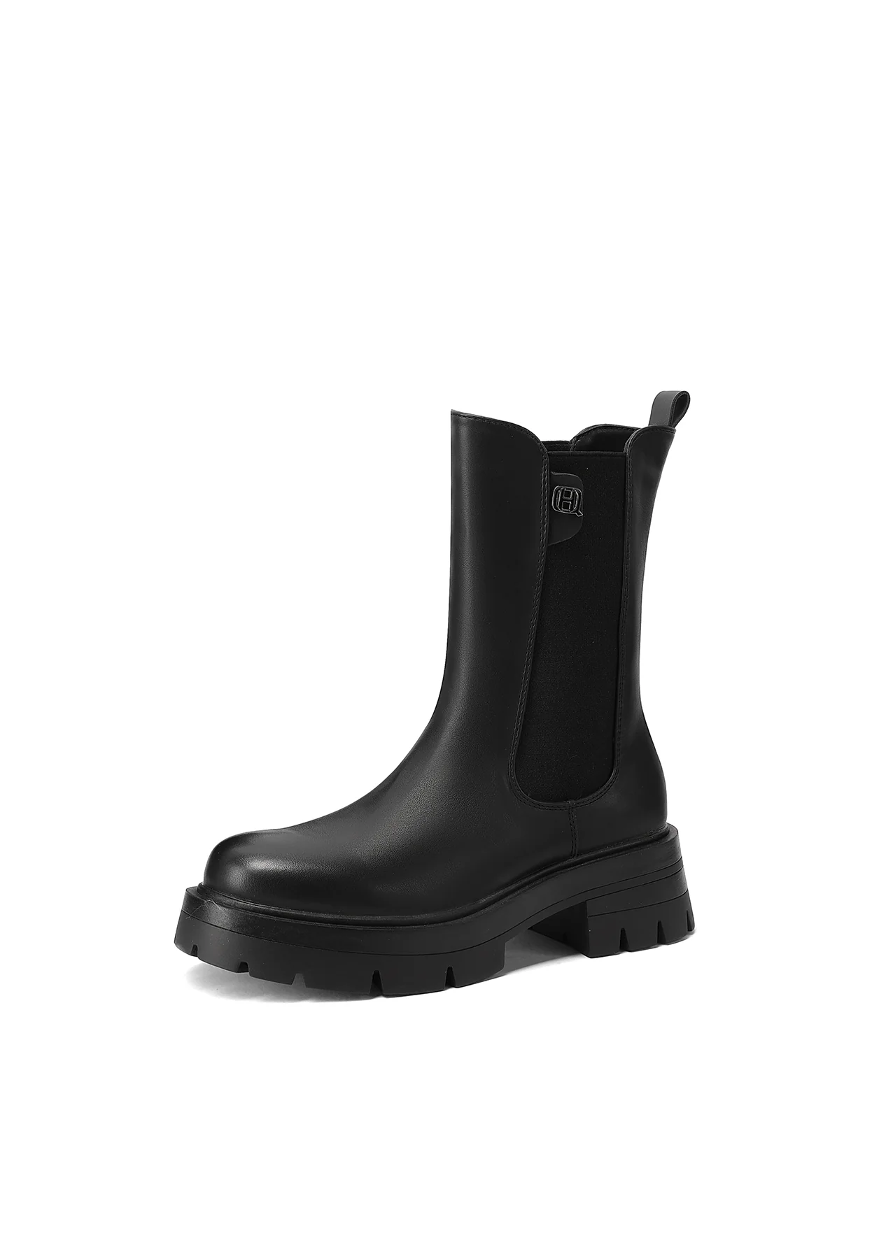 Stivaletti chelsea da donna con suola carrarmato X33-61 - Image 3