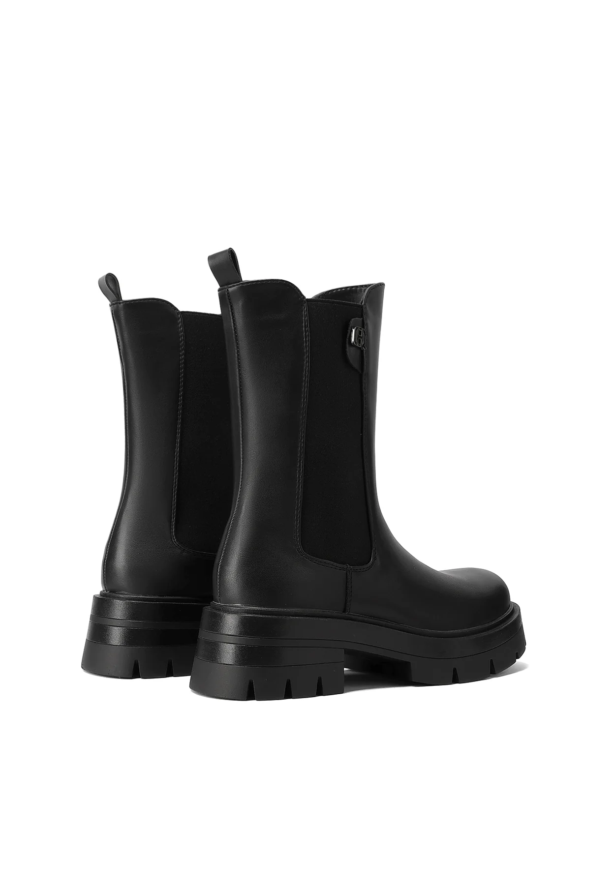 Stivaletti chelsea da donna con suola carrarmato X33-61 - Image 4