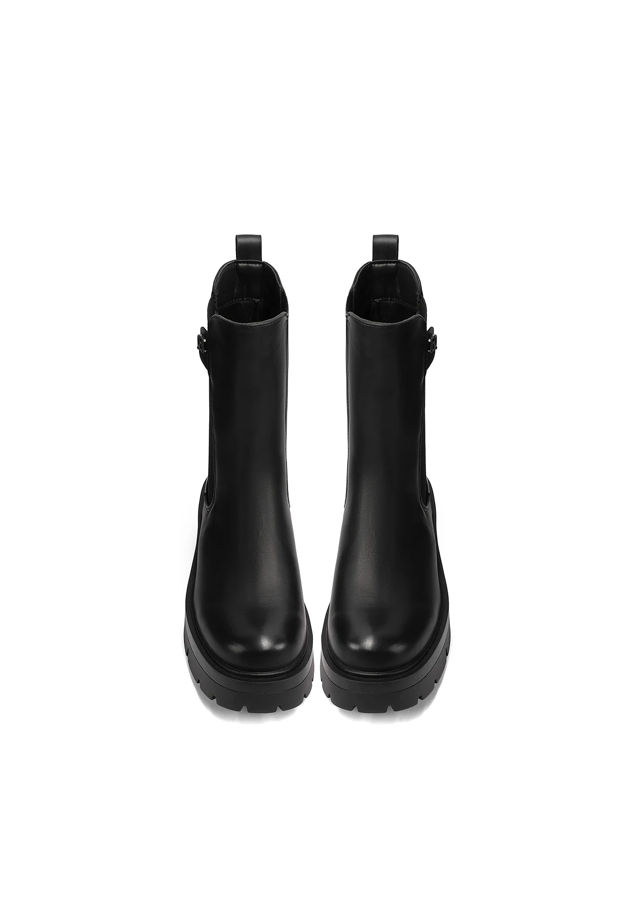 Stivaletti chelsea da donna con suola carrarmato X33-61 - Image 5