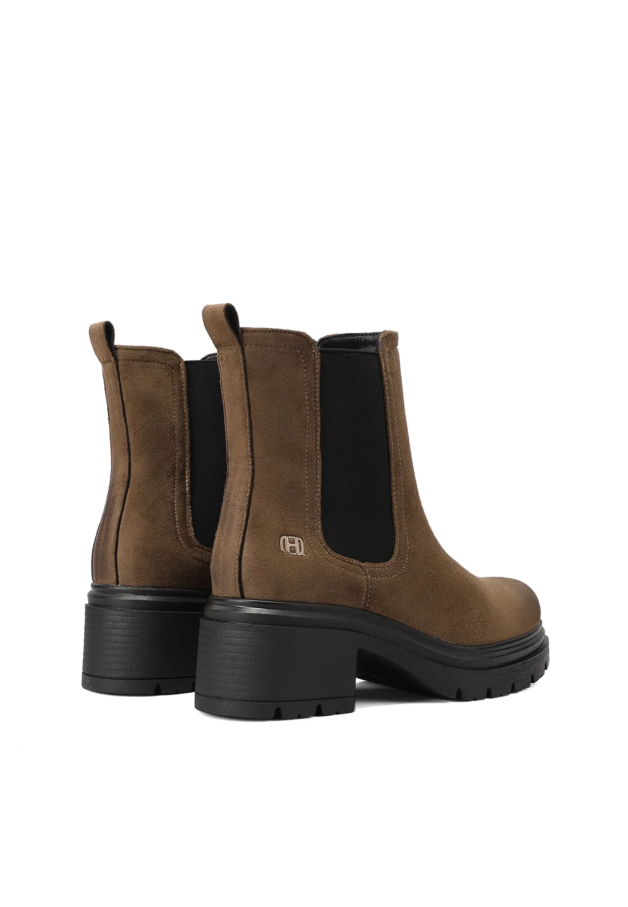 Stivaletti chelsea classici da donna con tacco largo X33-82 - Image 11
