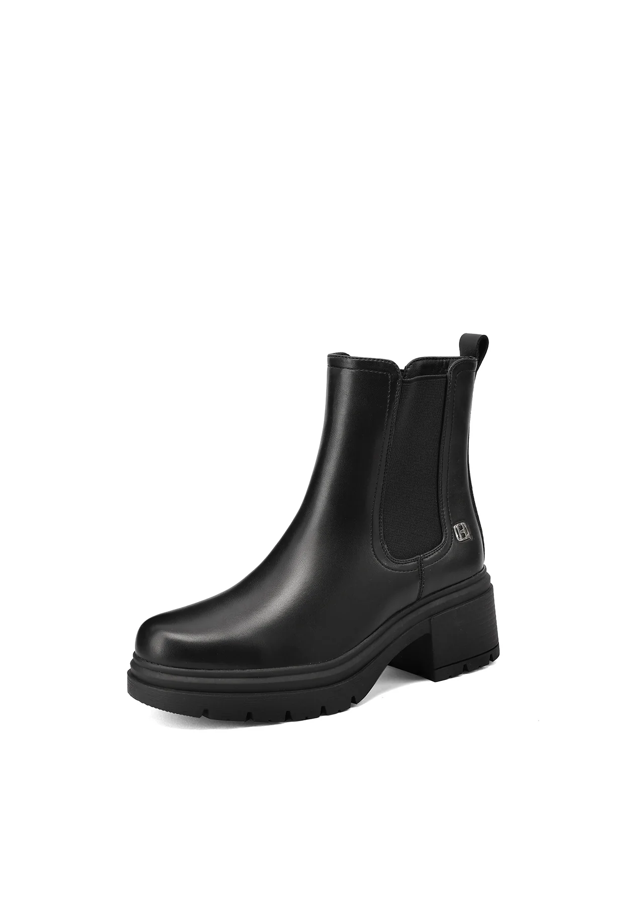 Stivaletti chelsea classici da donna con tacco largo X33-82 - Image 3