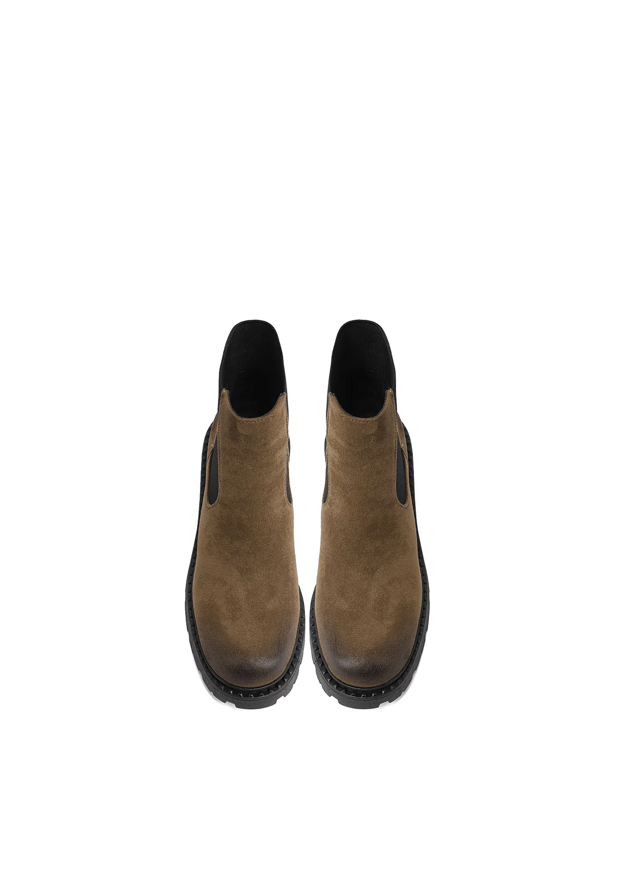 Stivaletti chelsea da donna con tacco largo ed elastico X33-87 - Image 12