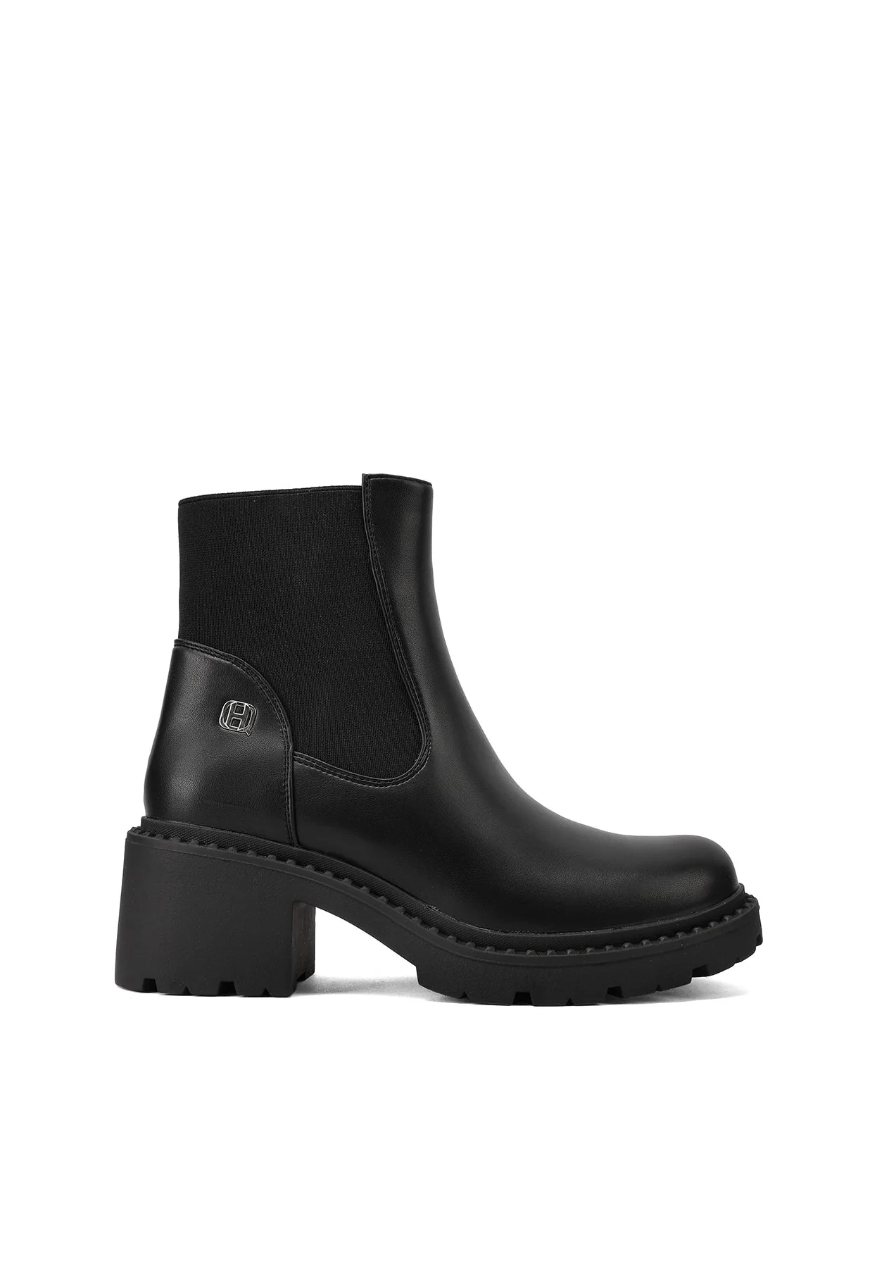 Stivaletti chelsea da donna con tacco largo ed elastico X33-87 - Image 2