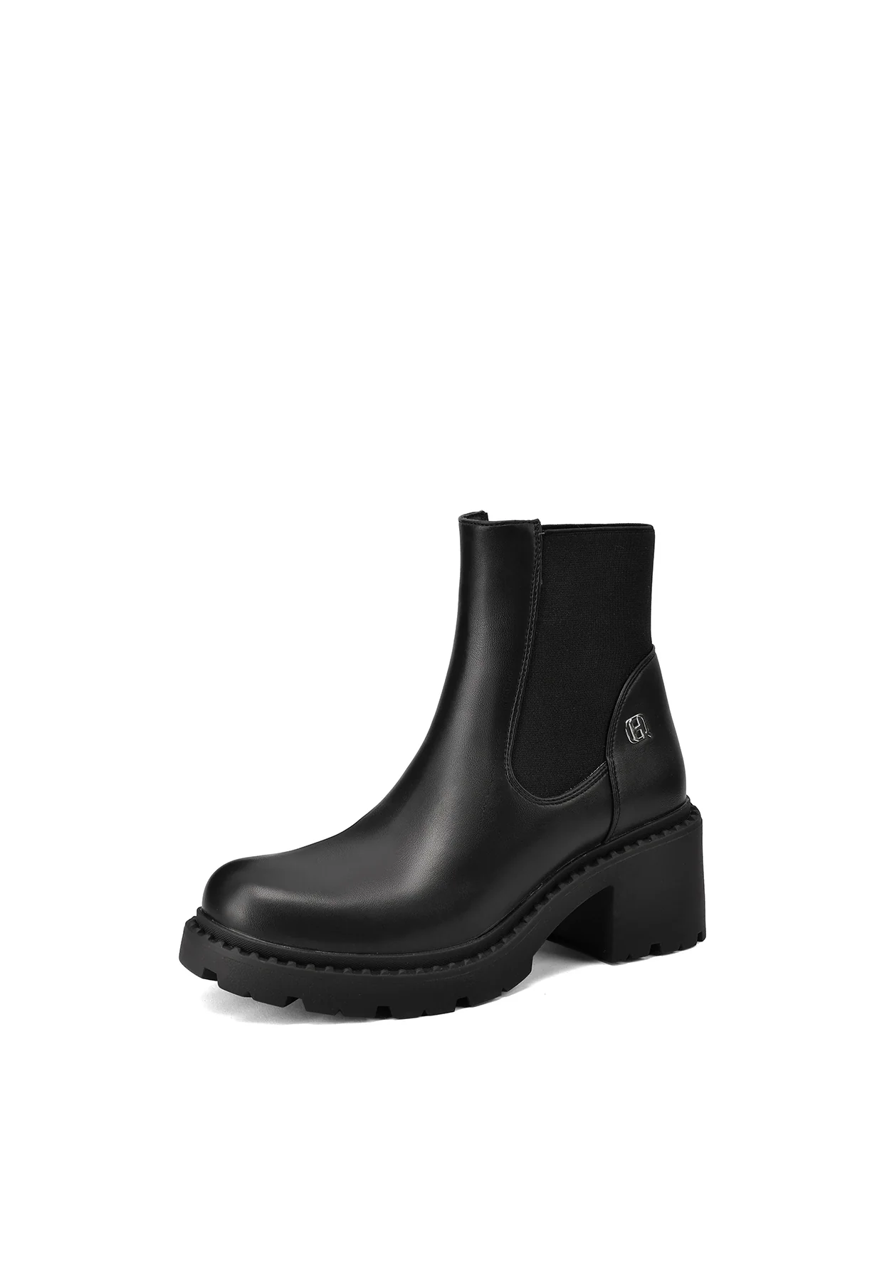 Stivaletti chelsea da donna con tacco largo ed elastico X33-87 - Image 3