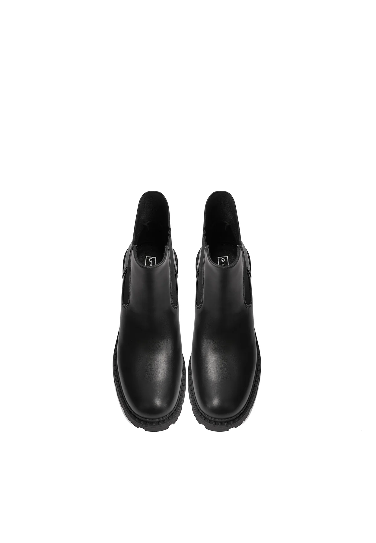 Stivaletti chelsea da donna con tacco largo ed elastico X33-87 - Image 6